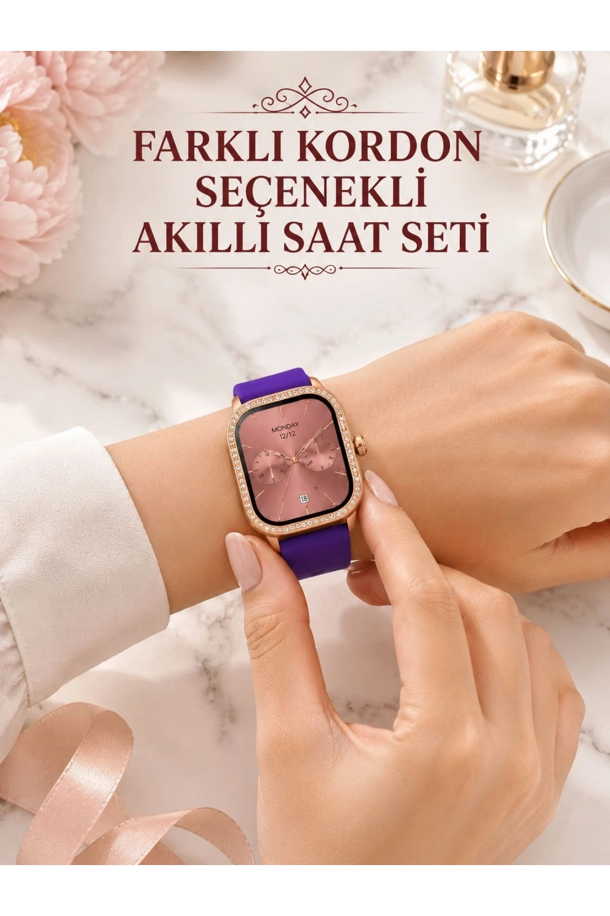 Aktivite ve Uyku Takipli Kadın Akıllı Saat