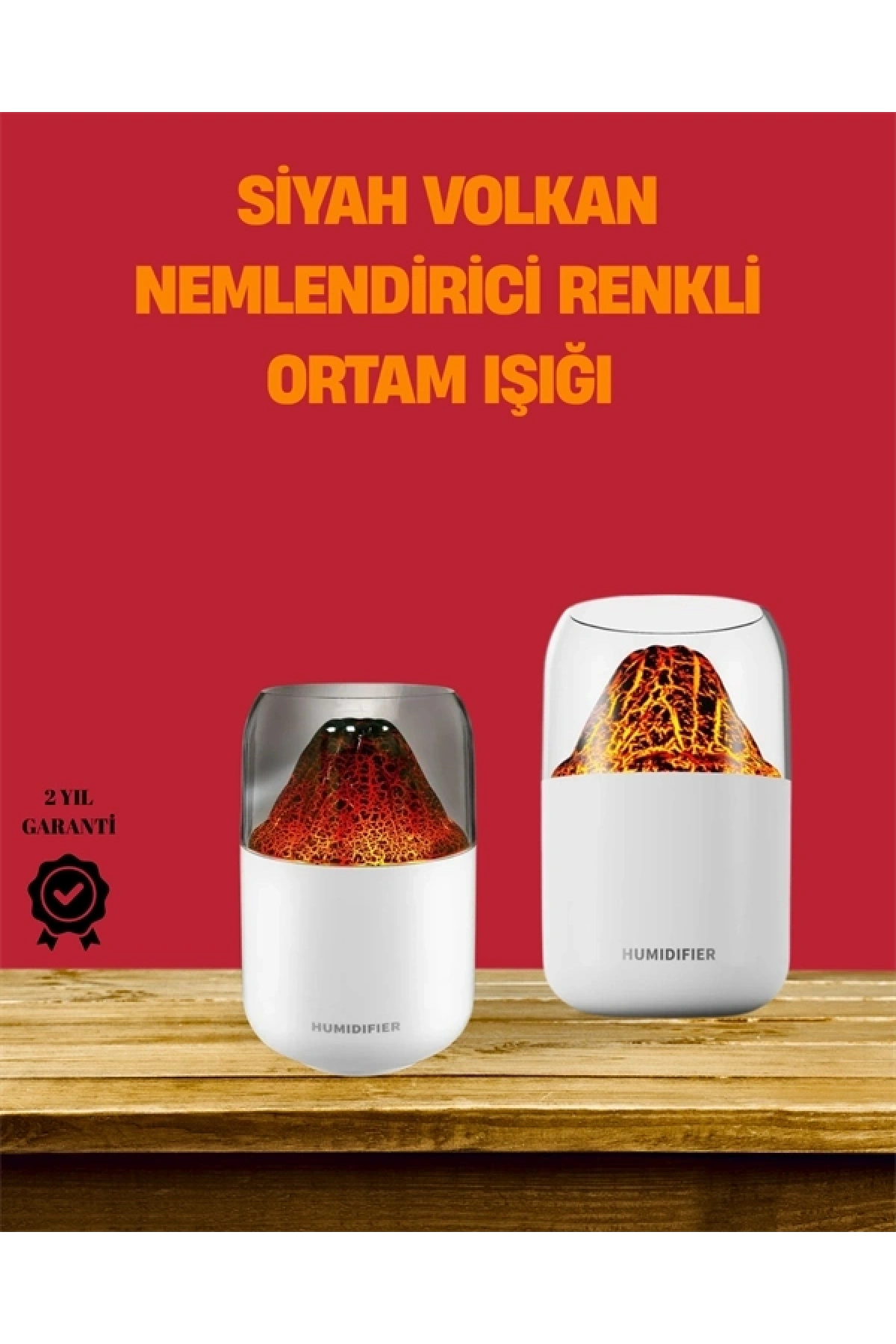 Alev Efektli Ultrasonik Difüzör – Sessiz Çalışma