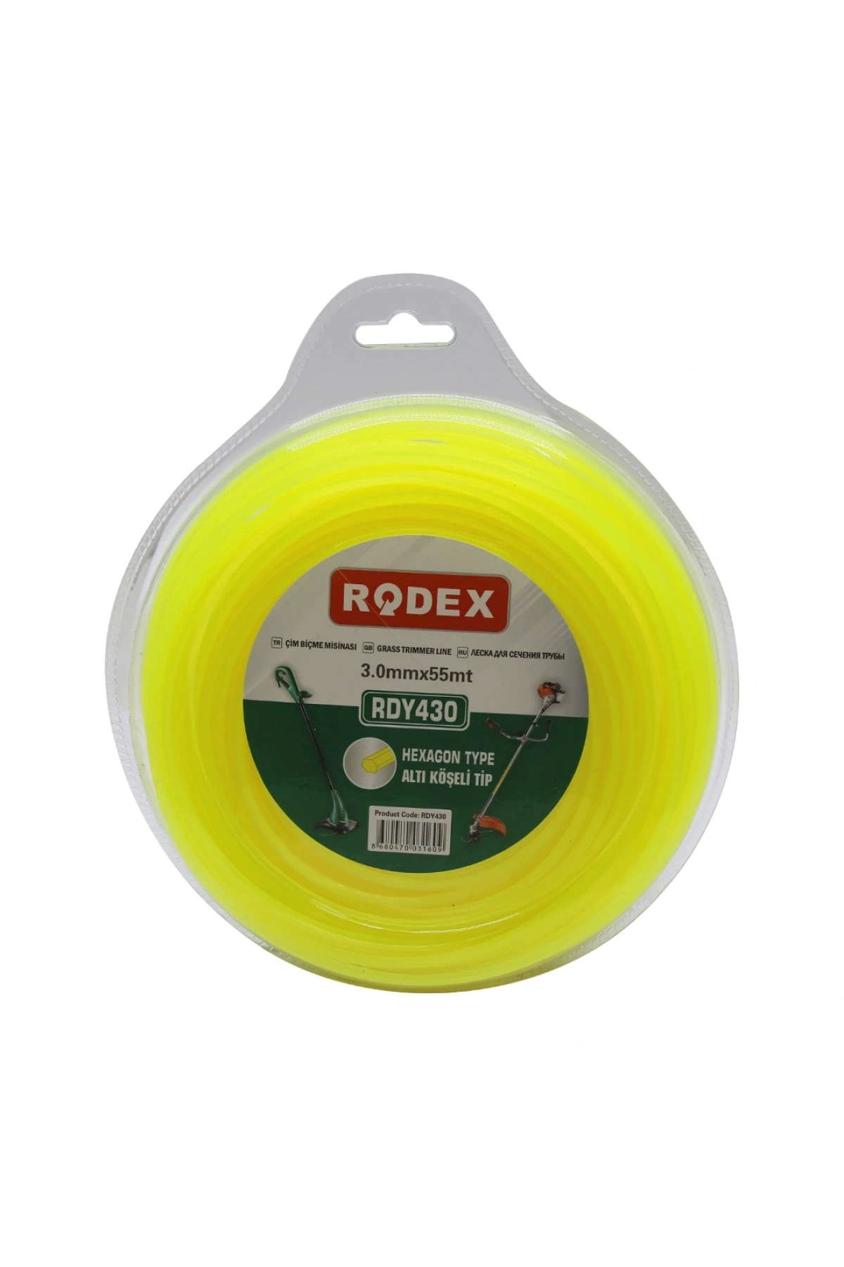 ALTI KÖŞELİ ÇİM BİÇME MİSİNASI 3MMX50MT (5047)