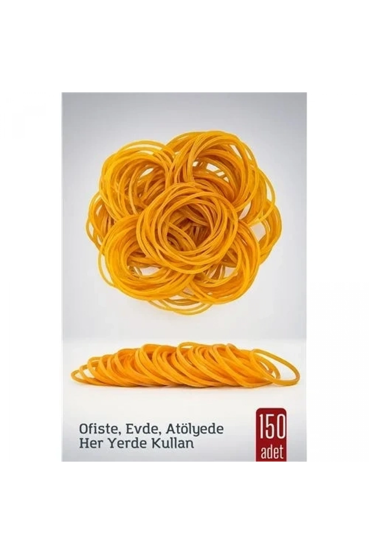 Ambalaj Lastiği - Paket Lastiği - Para Lastiği 64mm 150 Adet 716918