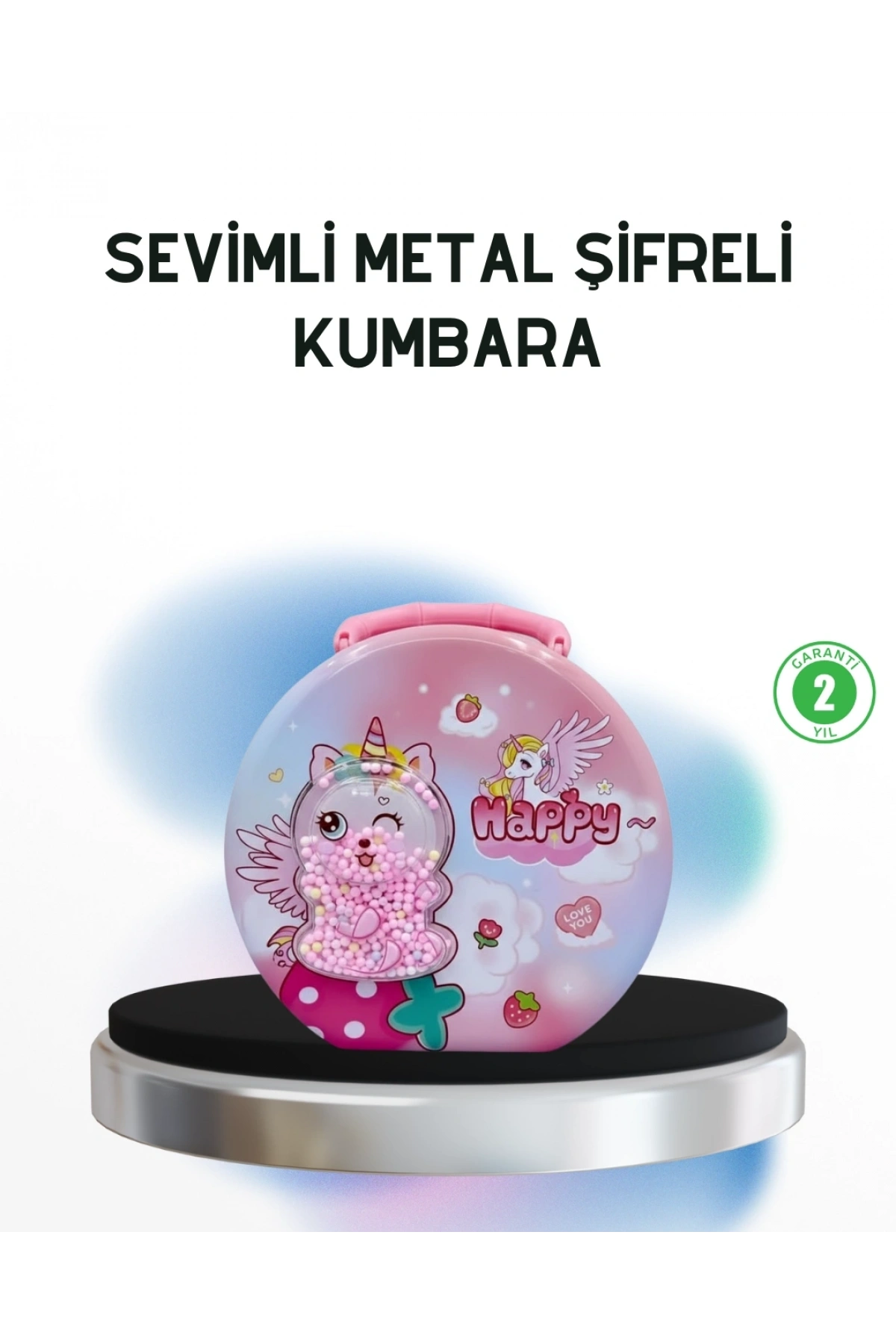 Anahtarlı Çocuk Para Kasası Eğitici ve Dekoratif Tasarım