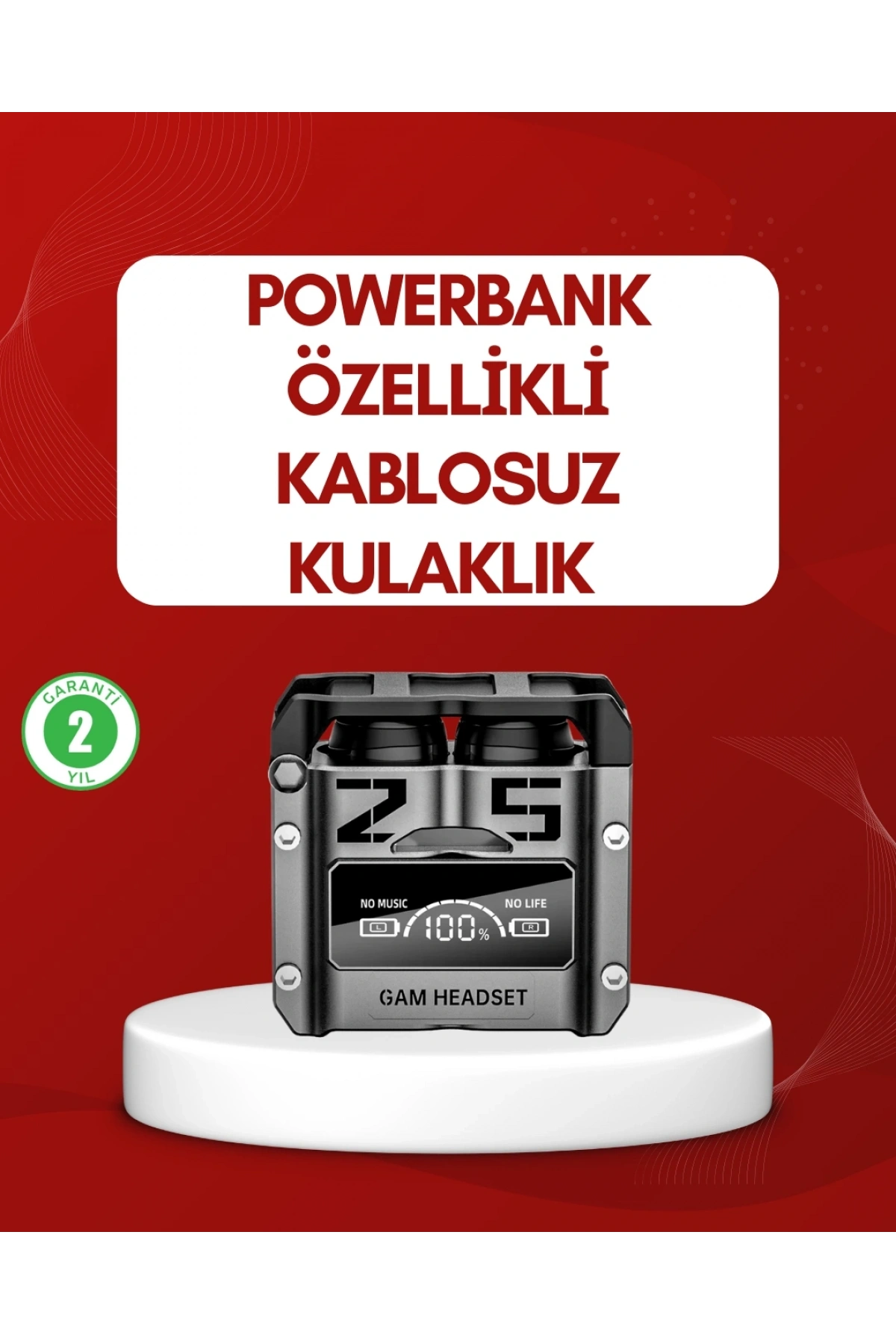 ANC Aktif Gürültü Önleyici Kablosuz Bluetooth Kulaklık