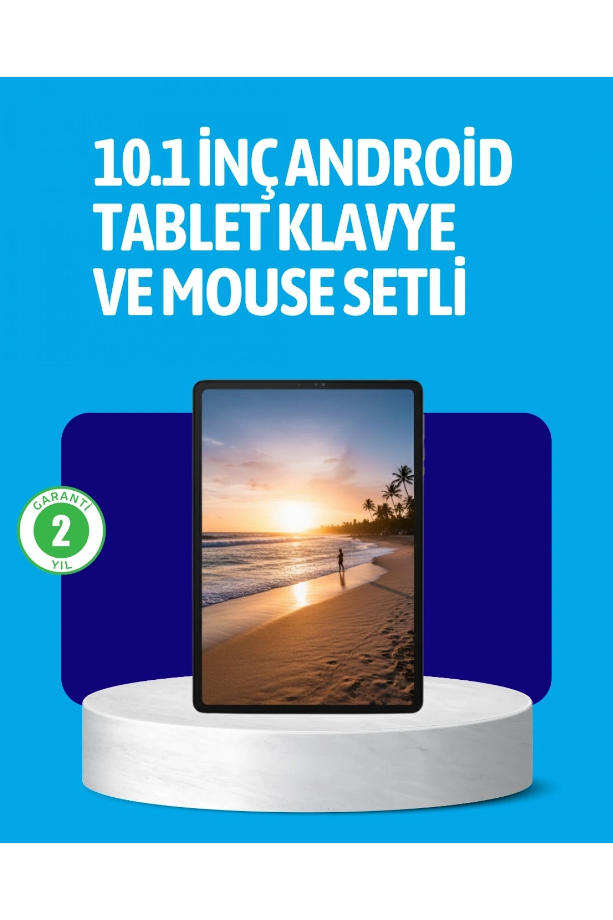 Android 15 Tablet Klavyeli Mouse’lu Profesyonel Set