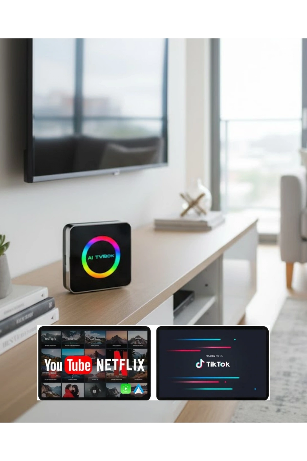 Android Auto CarPlay Kablosuz Bağlantı Sağlayan Araç Adaptörü