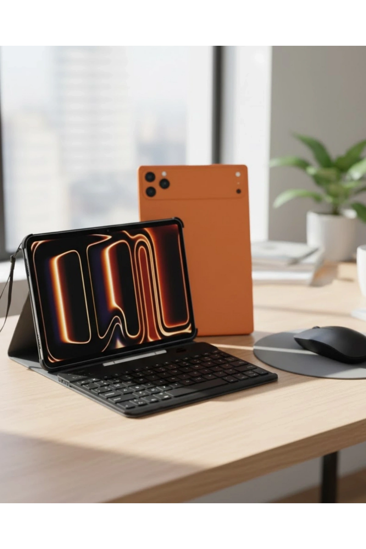 Android Tablet Klavye Kılıflı Dokunmatik Ekran Günlük ve Profesyonel Kullanım