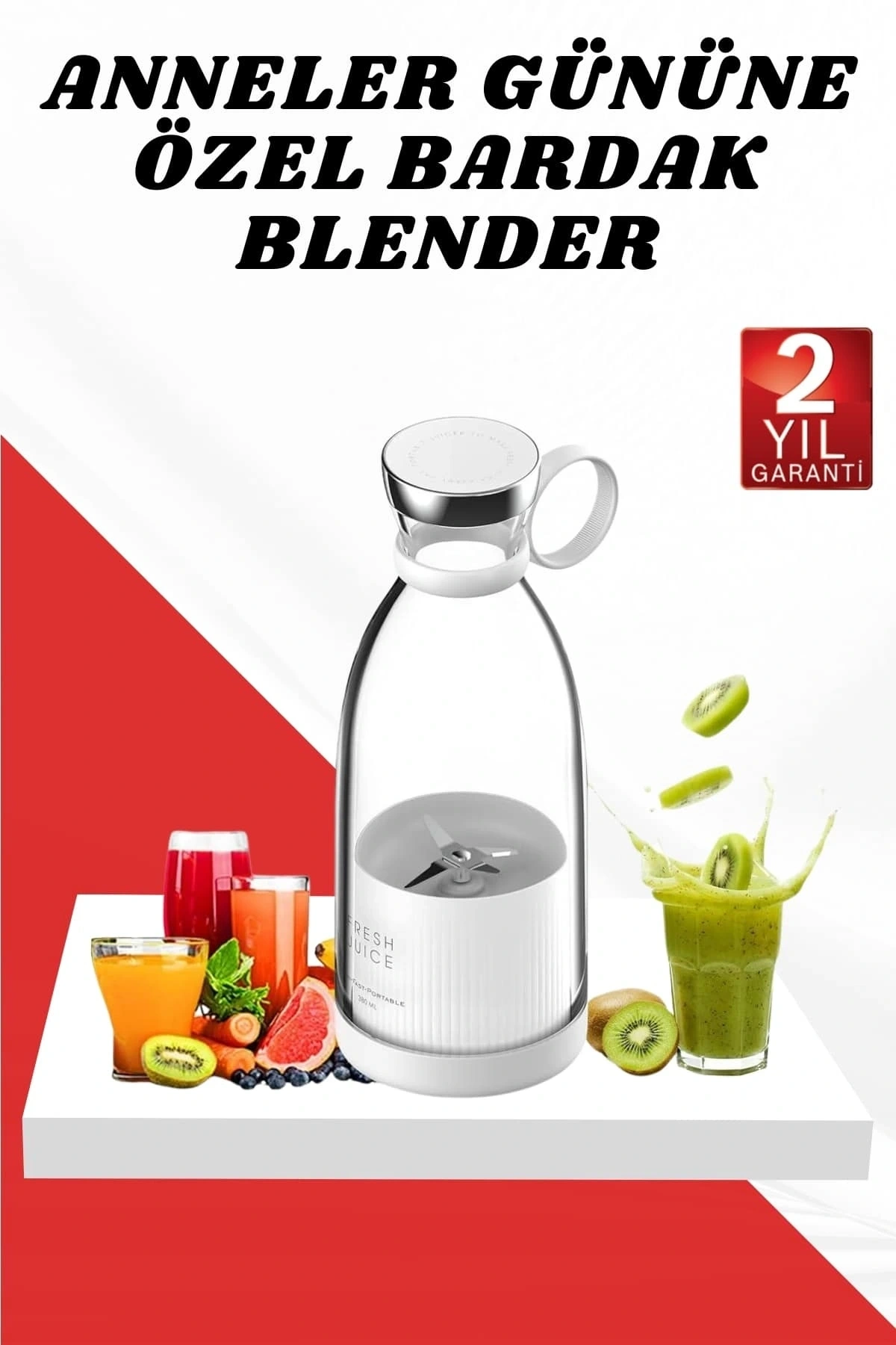 Anneler Gününe Özel Hediye Bardak Blender Paslanmaz Çelik lı