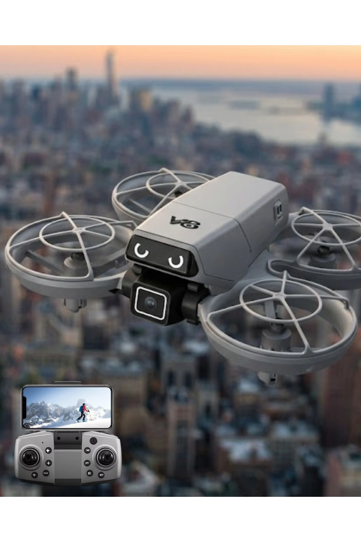 APP Kontrollü Kameralı Mini Drone Headless Mod Özellikli