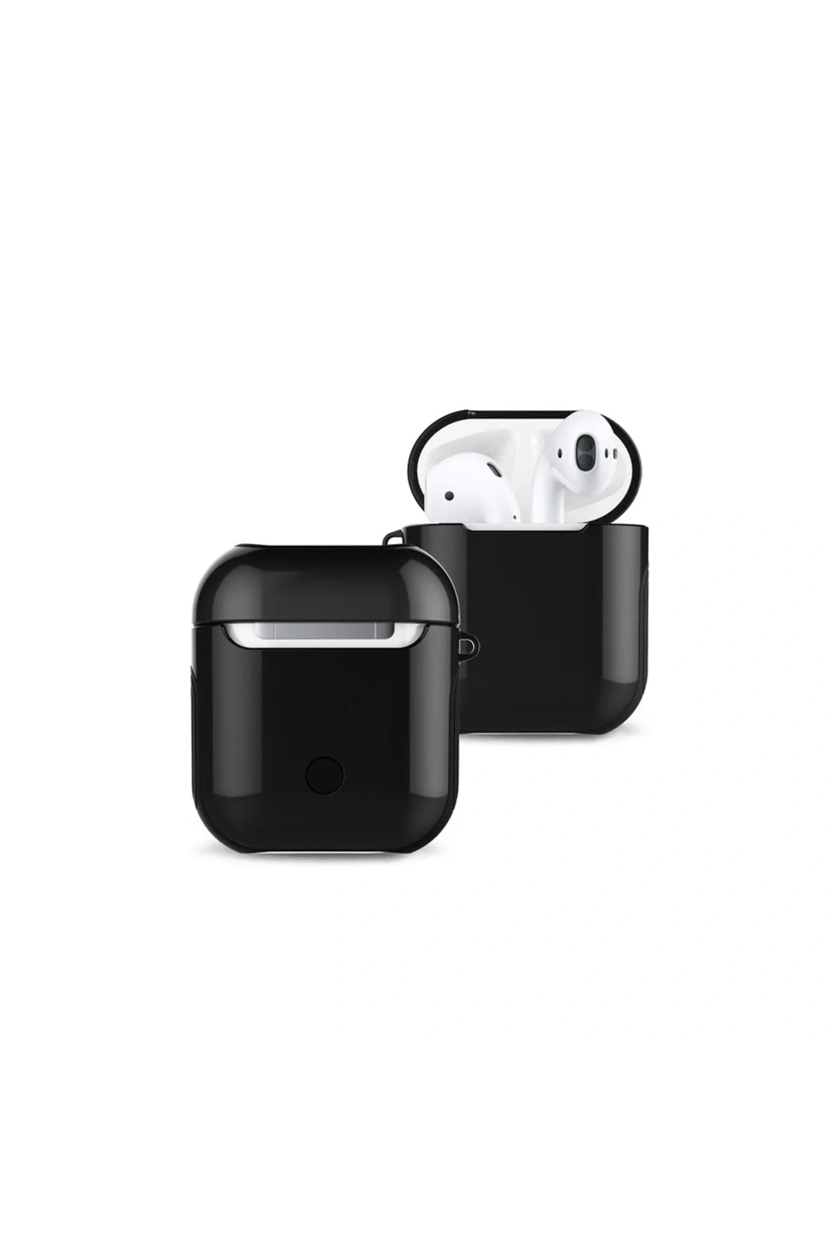 Apple Airpods 2 (2.nesil) 3in1 Kılıf - Siyah