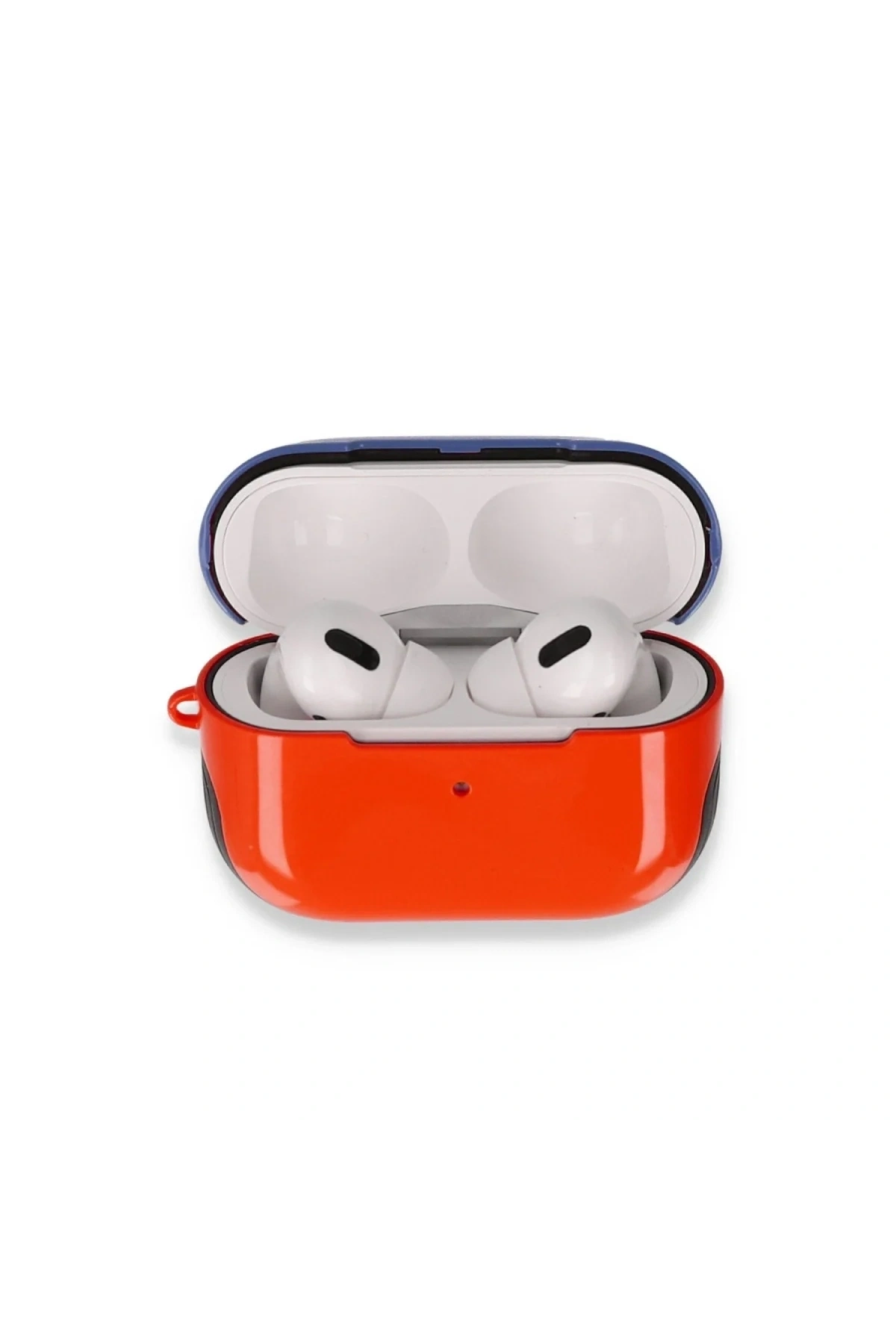 Apple Airpods Pro (1.nesil) 3in1 Kılıf - Kırmızı-lacivert