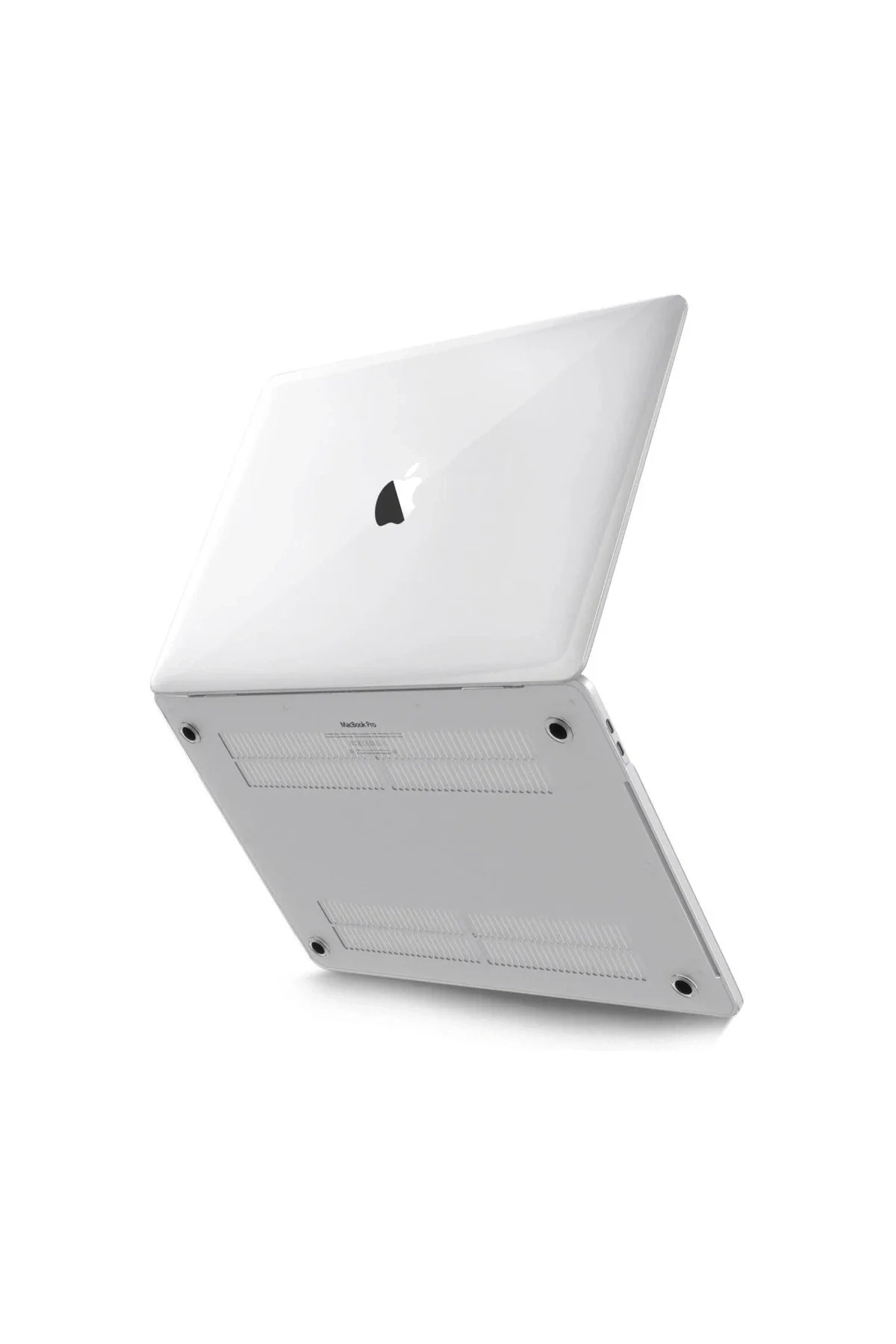 Apple Macbook Pro 16.2 2021 Macbook Buzlu Kapak - Şeffaf