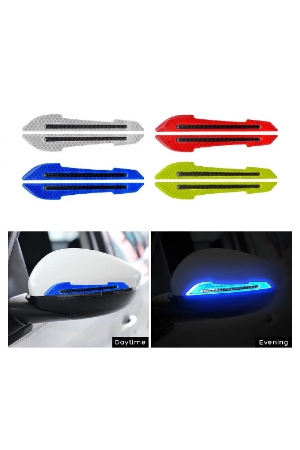 Araba Ayna Çarpma Koruyucu Renkli Reflektif Şerit (5047)