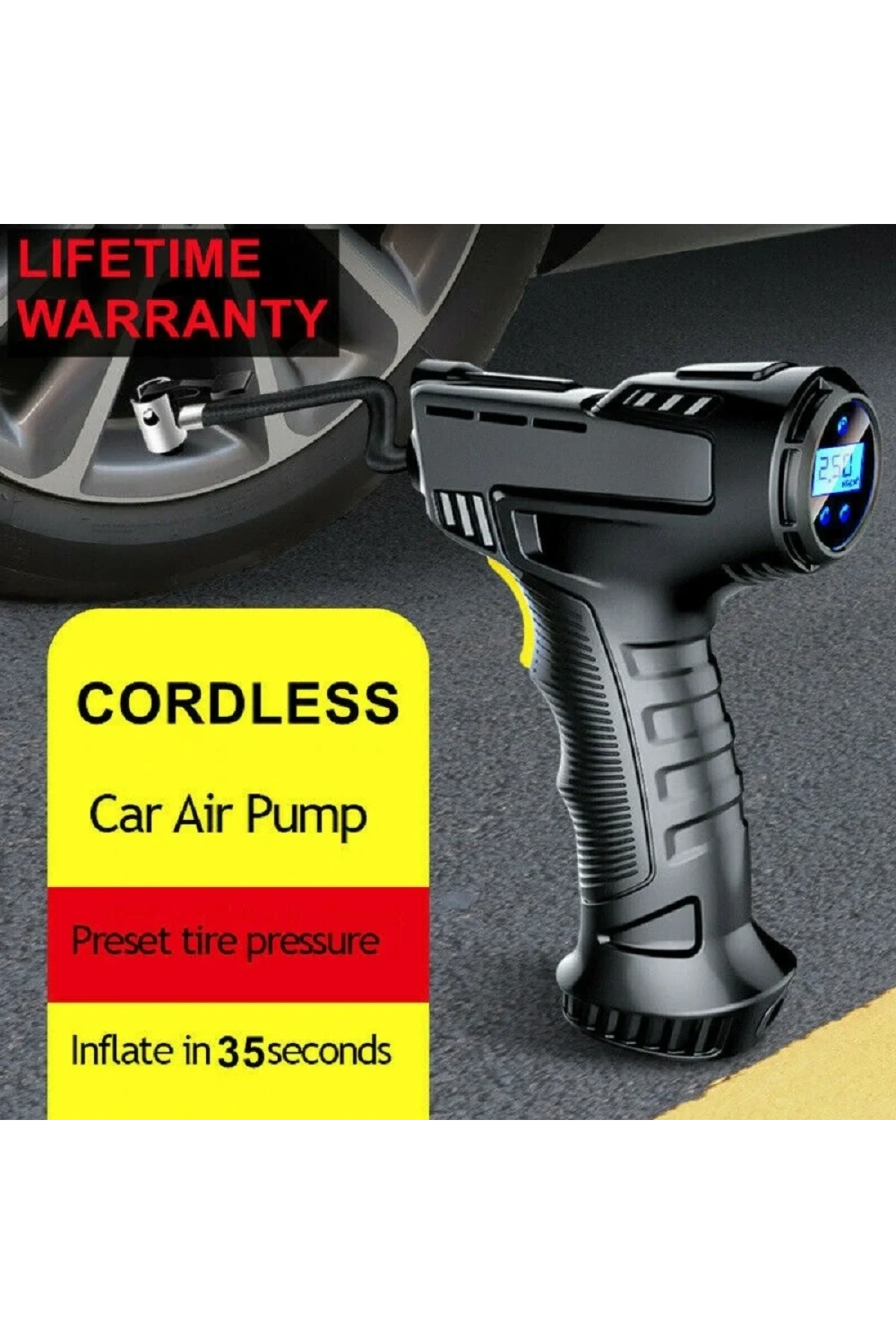 Araç Hava Pompası Model CZK-3665 70w (5047)