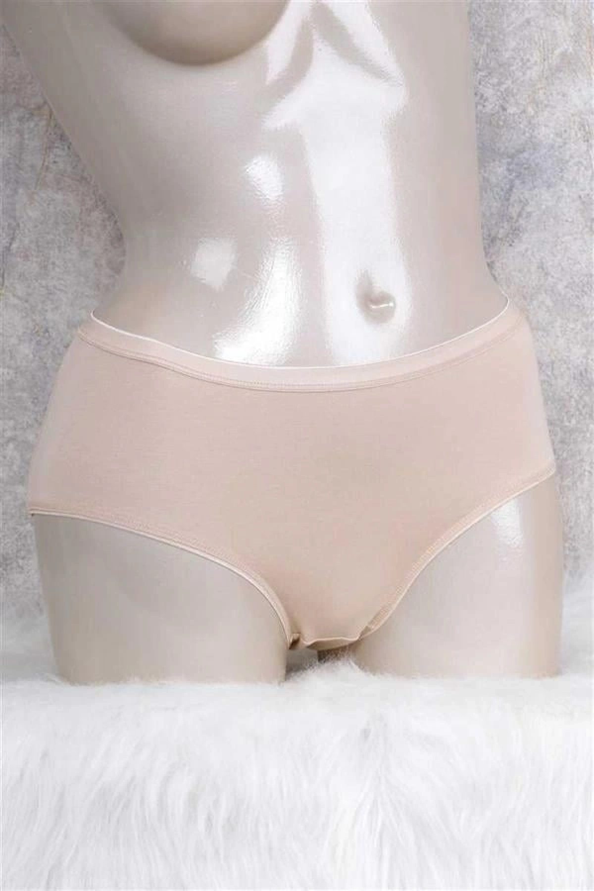 Arias Closet Pamuklu Orta Bel Geniş Bel Lastikli Slip