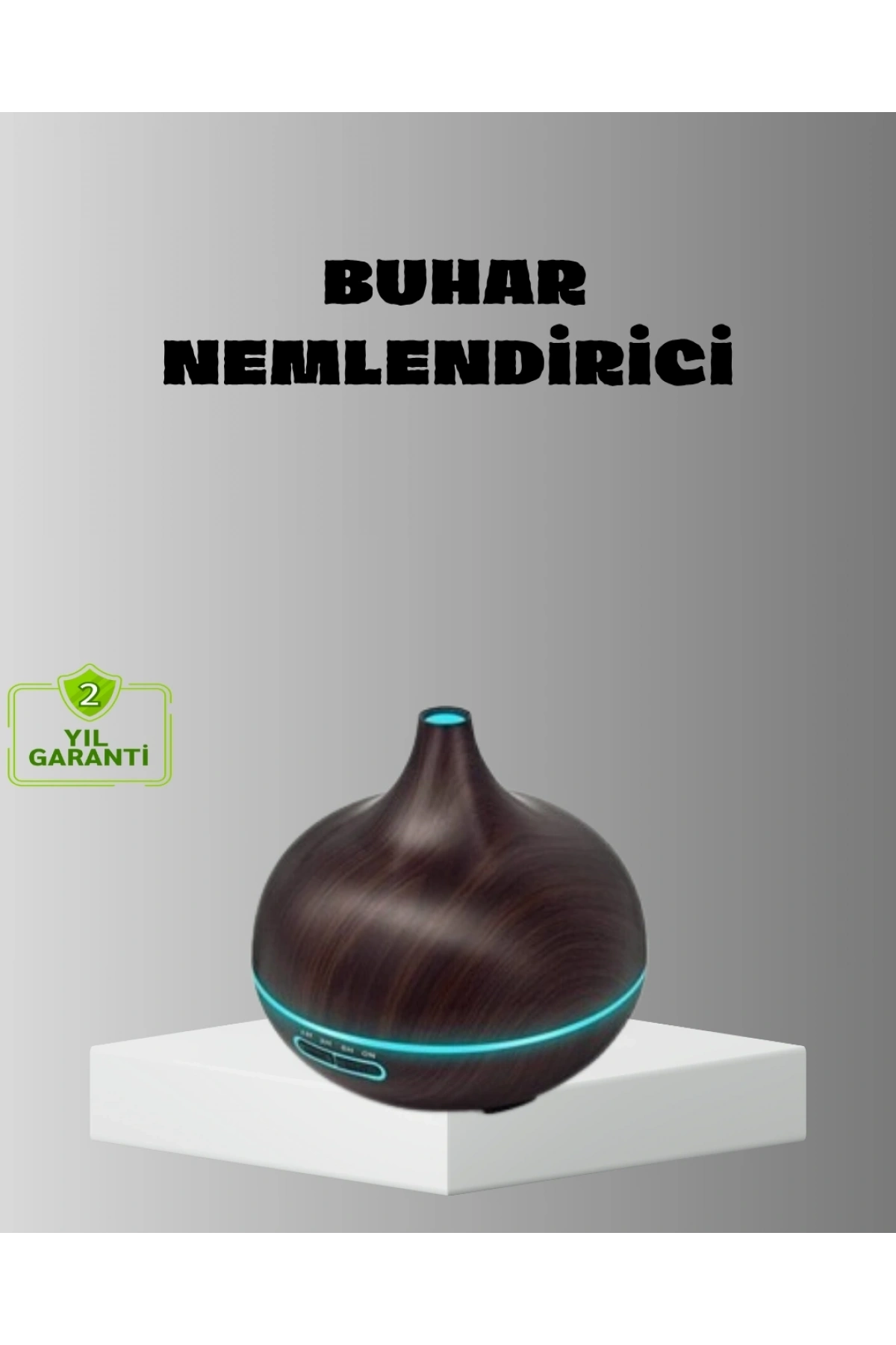 Aromaterapi Difüzörü 550 ml Ultrasonik Nemlendirici Otomatik Kapanma Özellikli