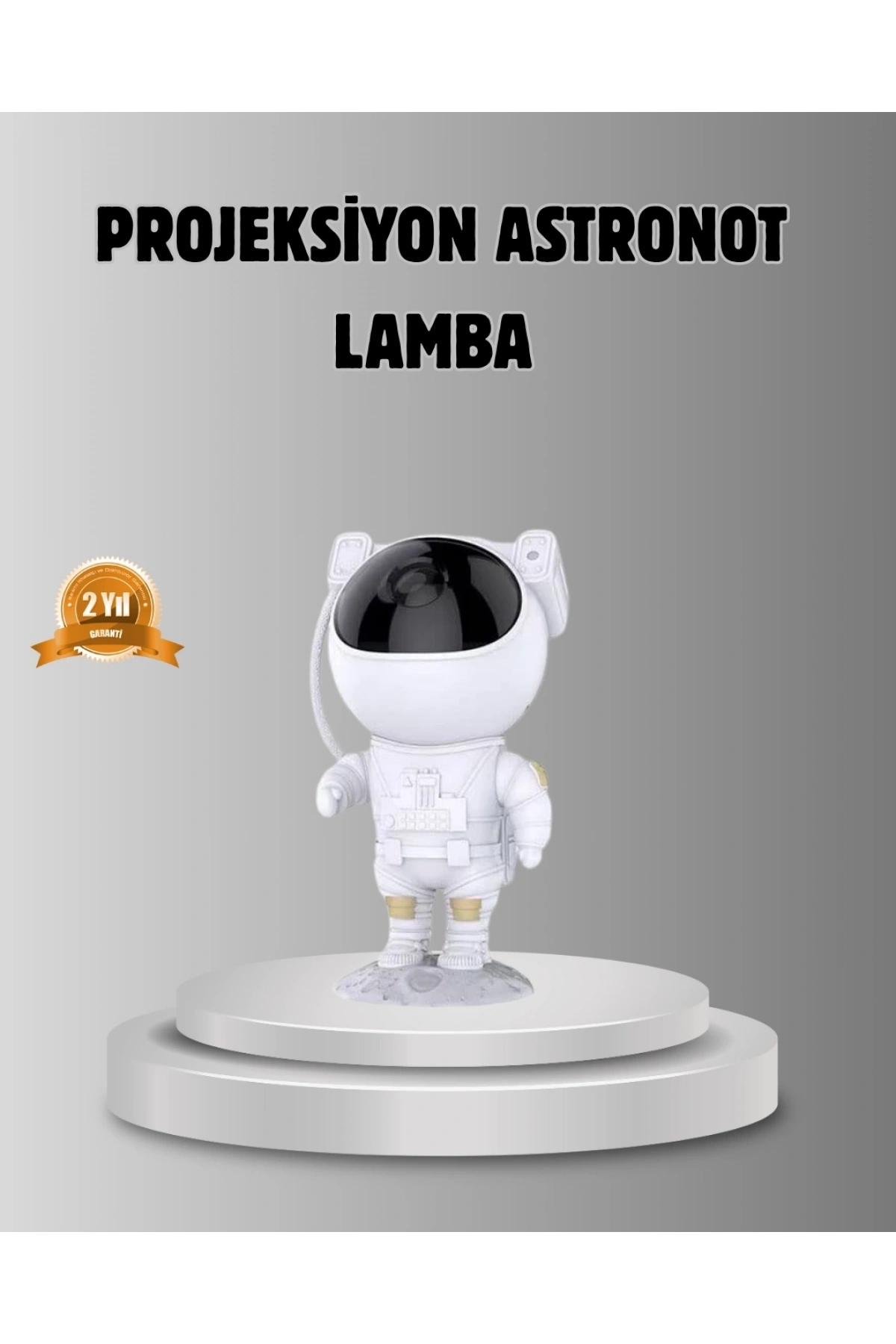 Astronot Galaksi Projeksiyon Lambası Bluetooth Bağlantılı ve Uzaktan Kontrollü