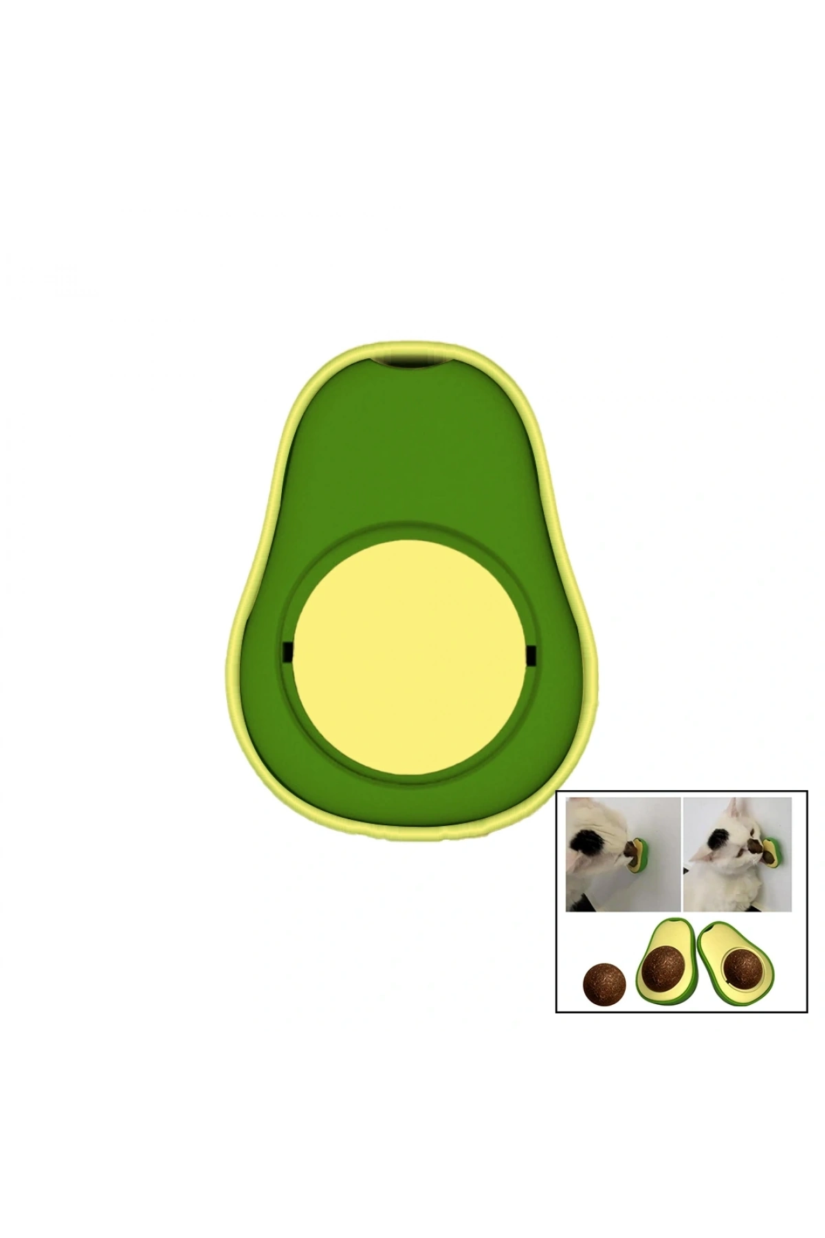 AVOCADO KEDİ NANESİ AVOKADO YAPIŞKANLI PLASTİK KUTULU PET SHOP (5047)