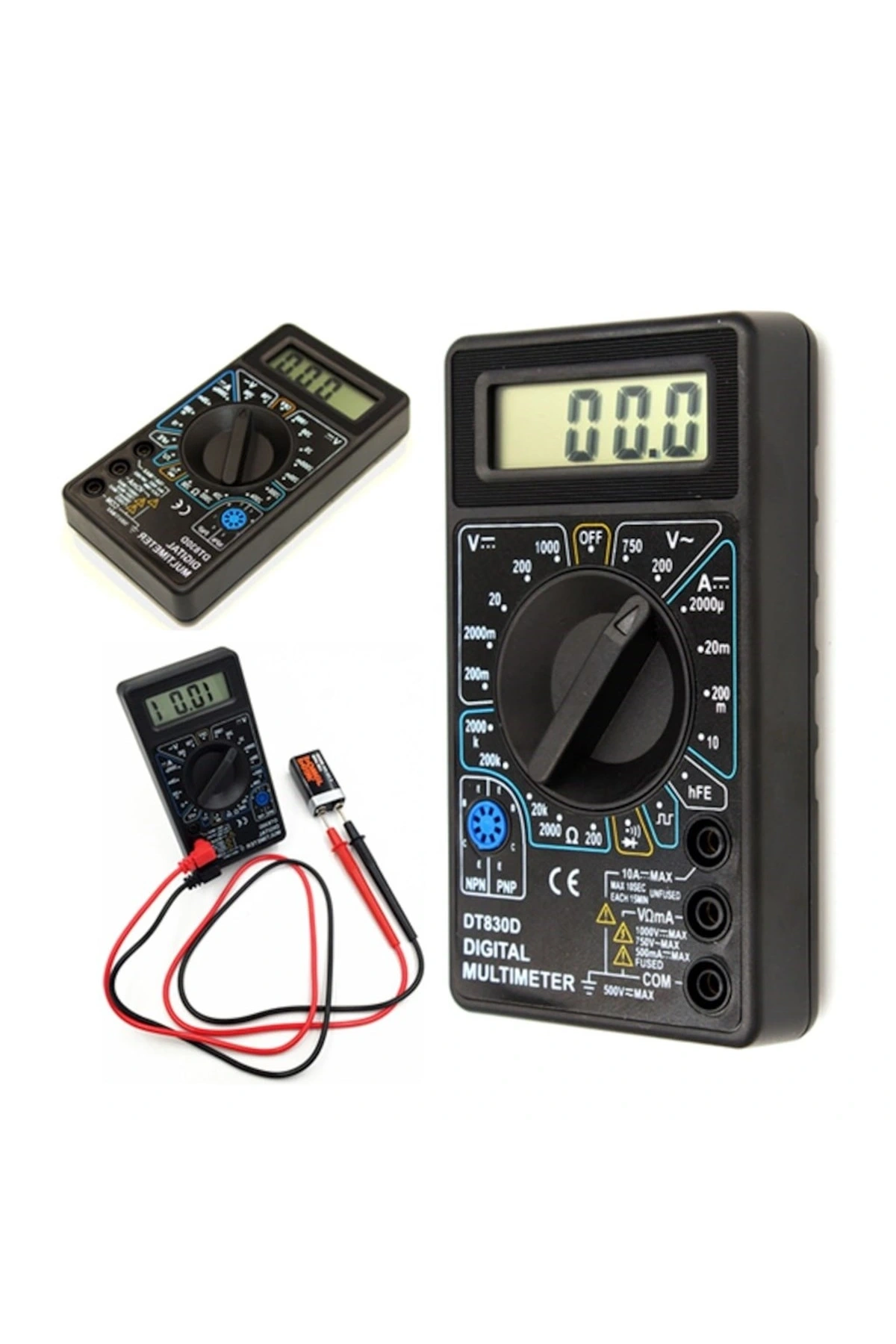 Avometre Dijital Ölçü Aleti Multimetre (5047)