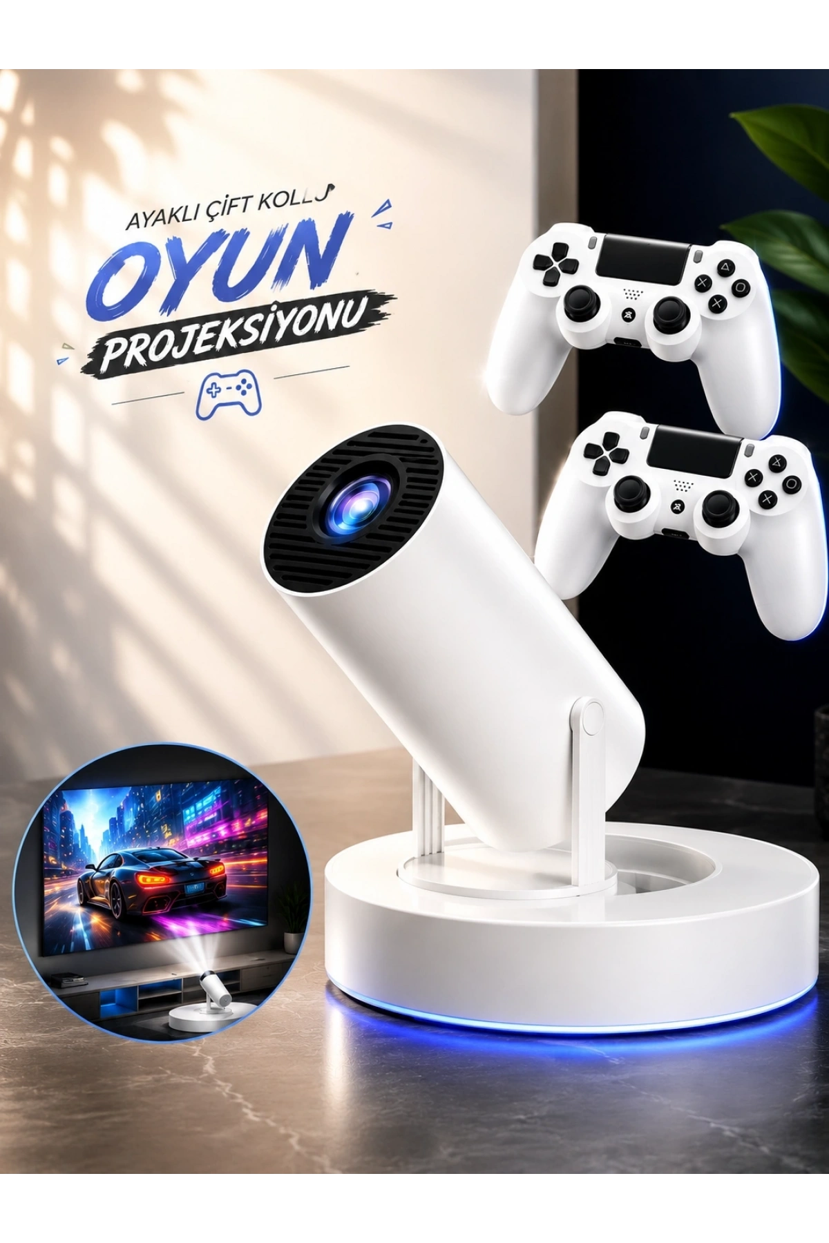 AYAKLI ÇİFT KOLLU OYUN PROJEKSİYONU