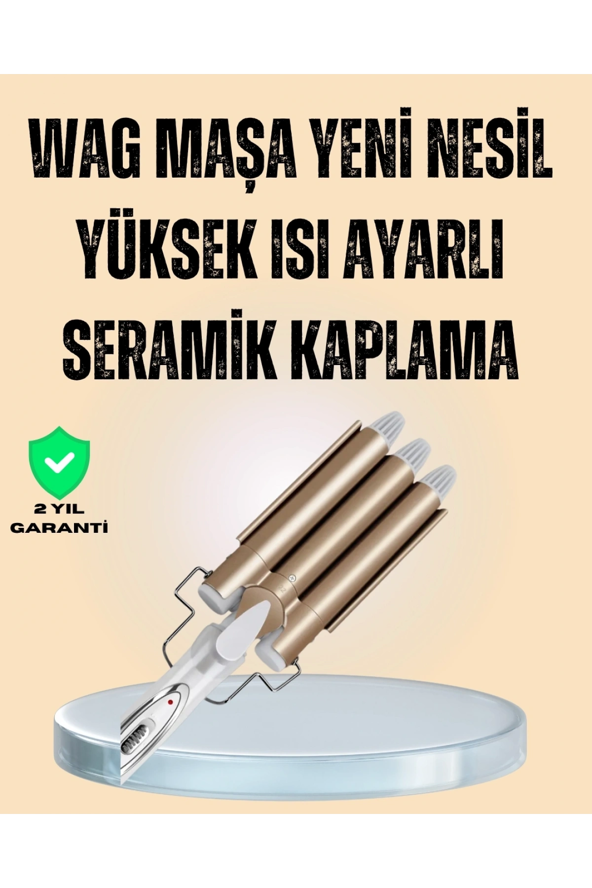 Ayarlanabilir Isılı Bukle Saç Maşası