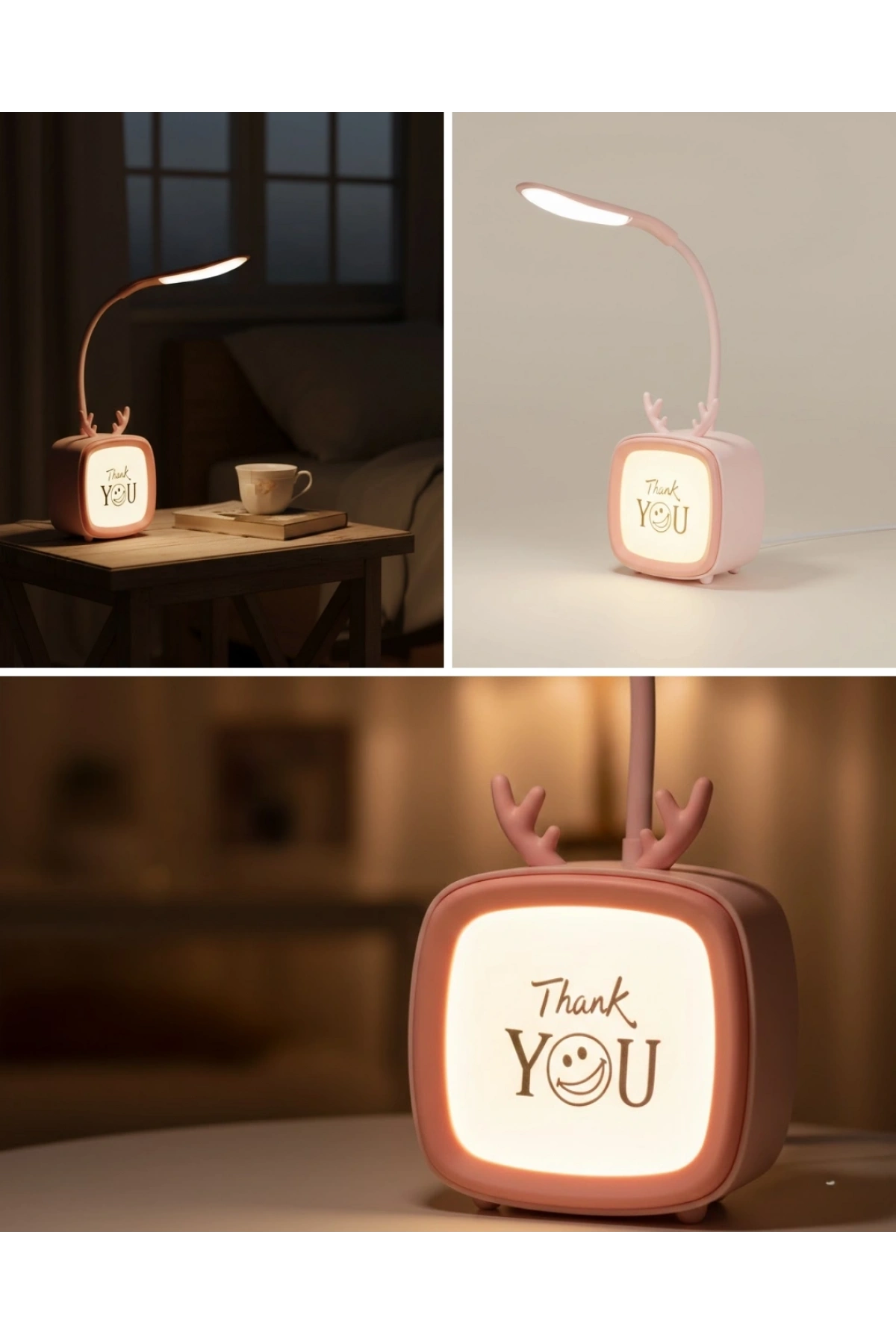 Ayarlanabilir LED Masa Lambası Şarjlı Modern Aydınlatma