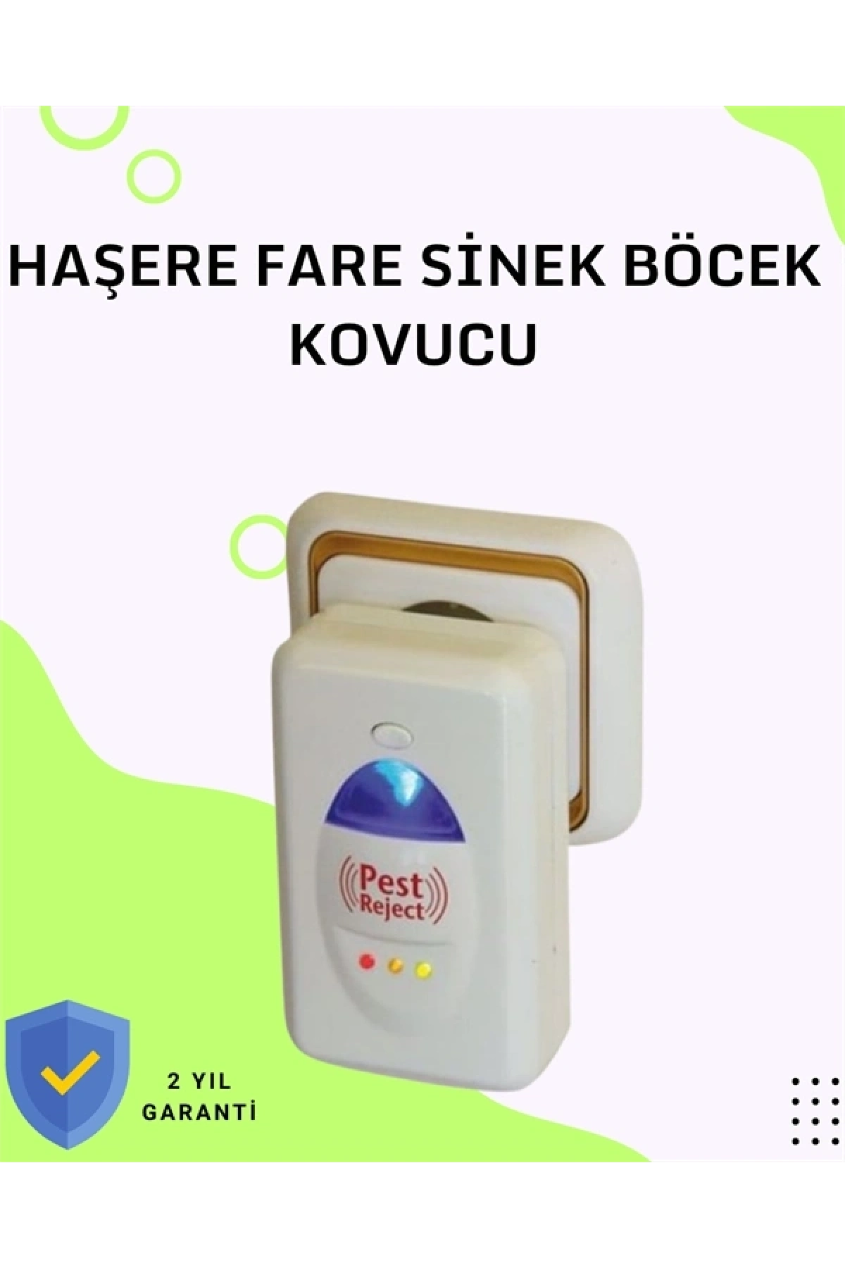 Bakım Gerektirmeyen Ultrasonik Haşere Kovucu – Uzun Ömürlü Kullanım