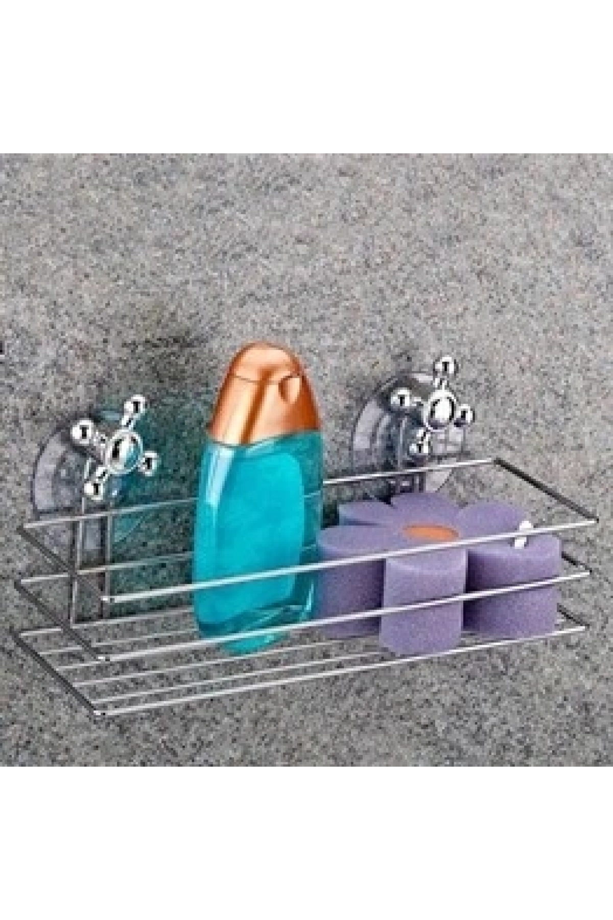 BANYO DİKDÖRTGEN RAF VANTUZLU (5047)