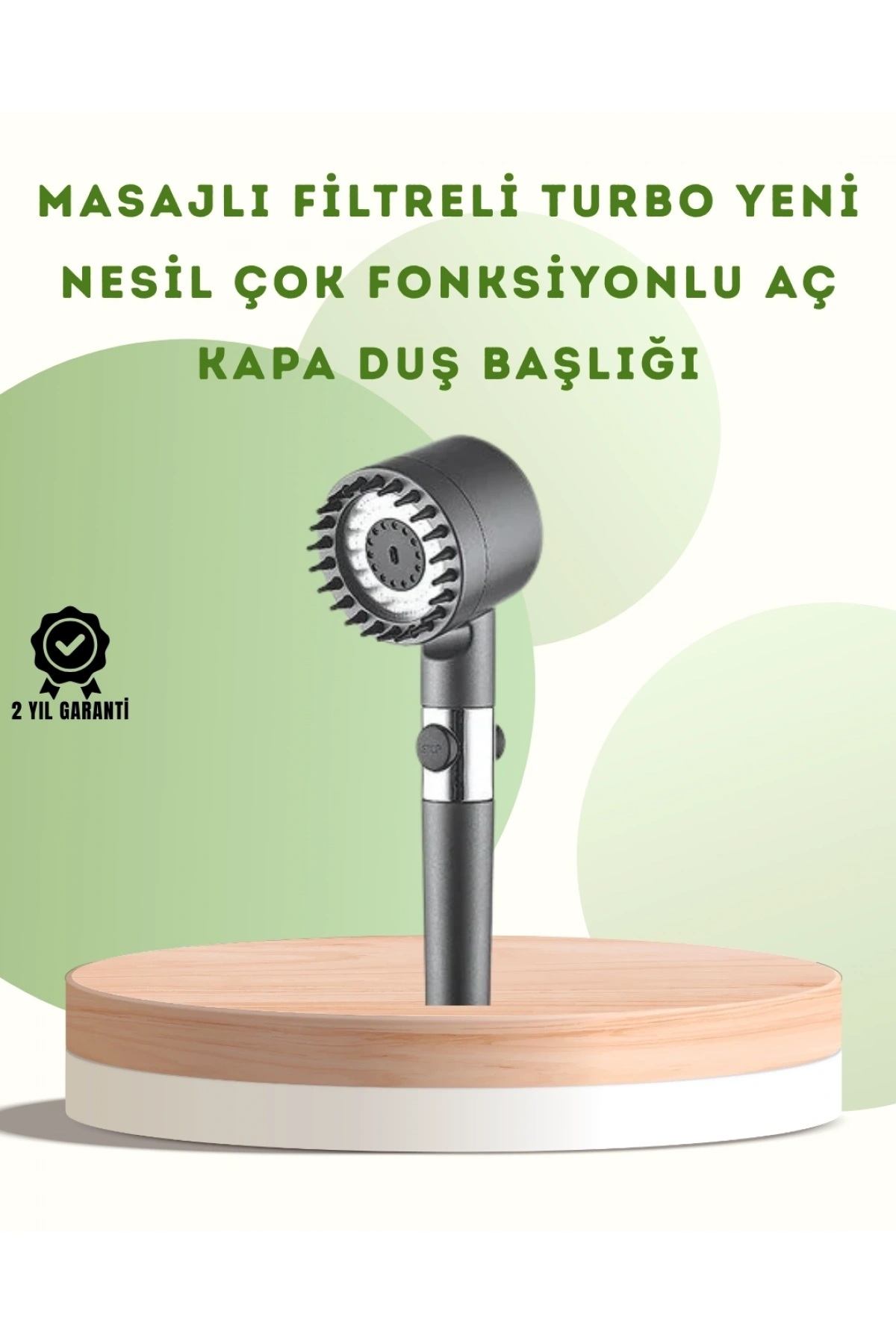 Banyo İçin Filtreli Duş Başlığı Pratik Kullanım