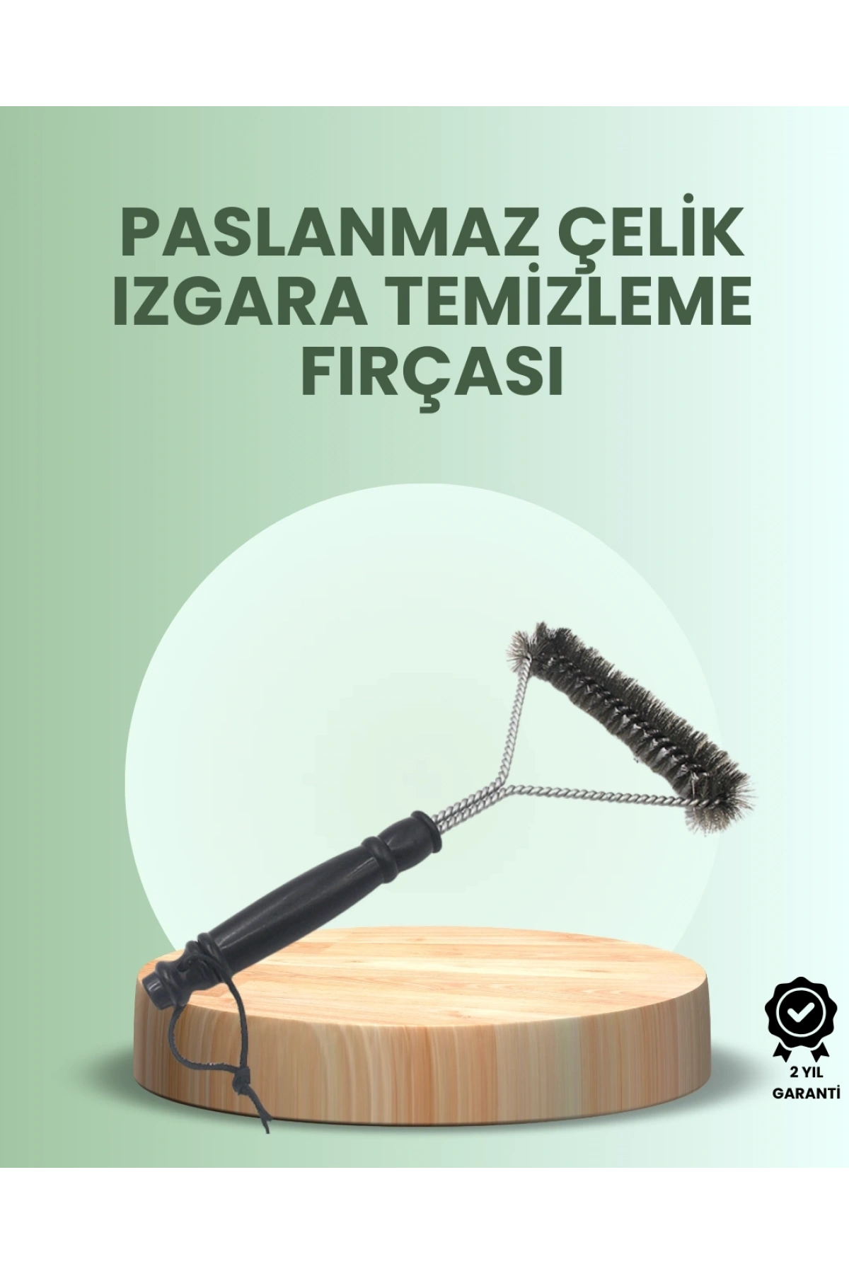 Barbekü ve Mangal İçin Tel Izgara Temizleyici Fırça