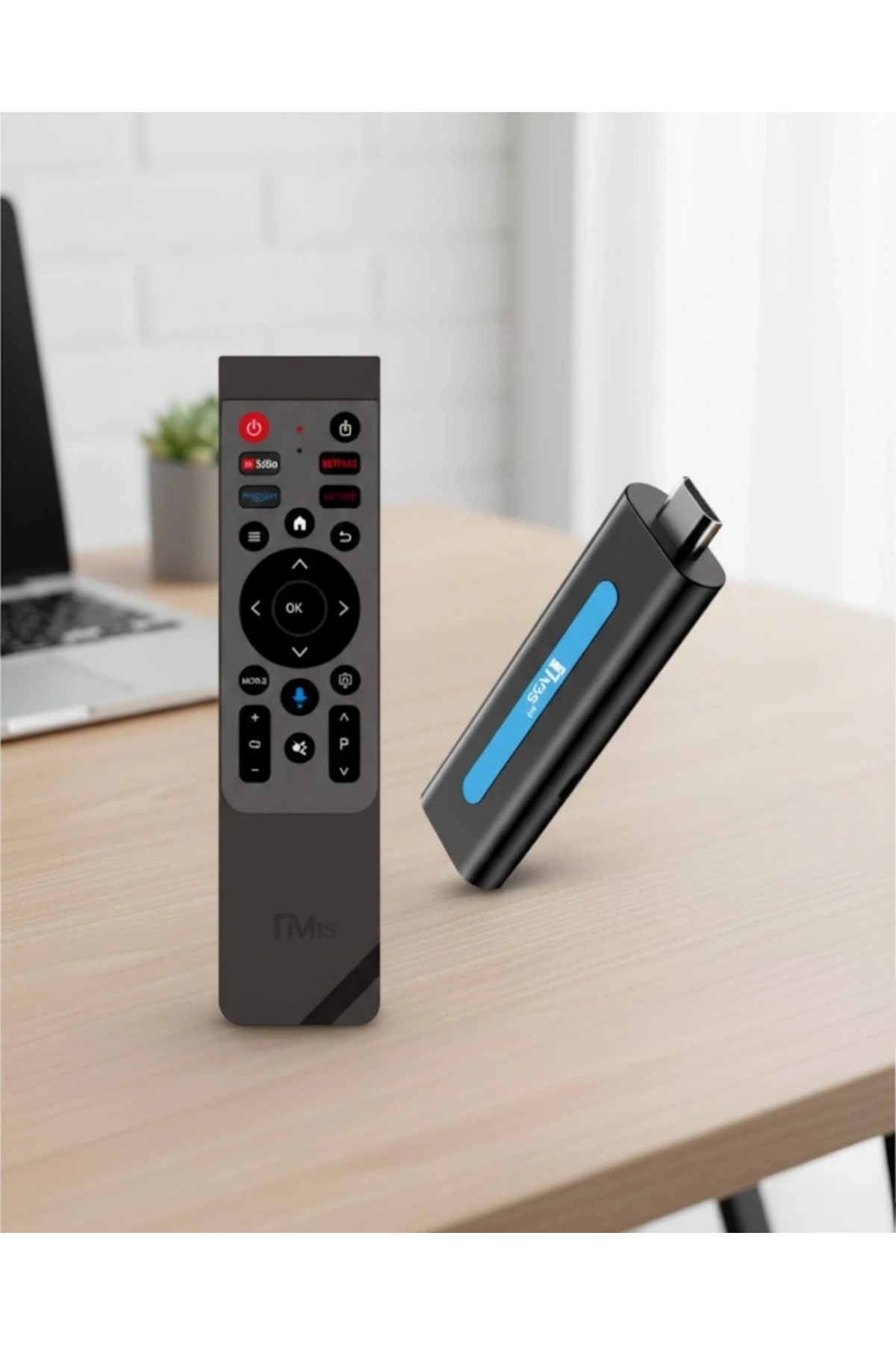 Bas Konuş Özellikli Android TV Stick 8K Ultra HD
