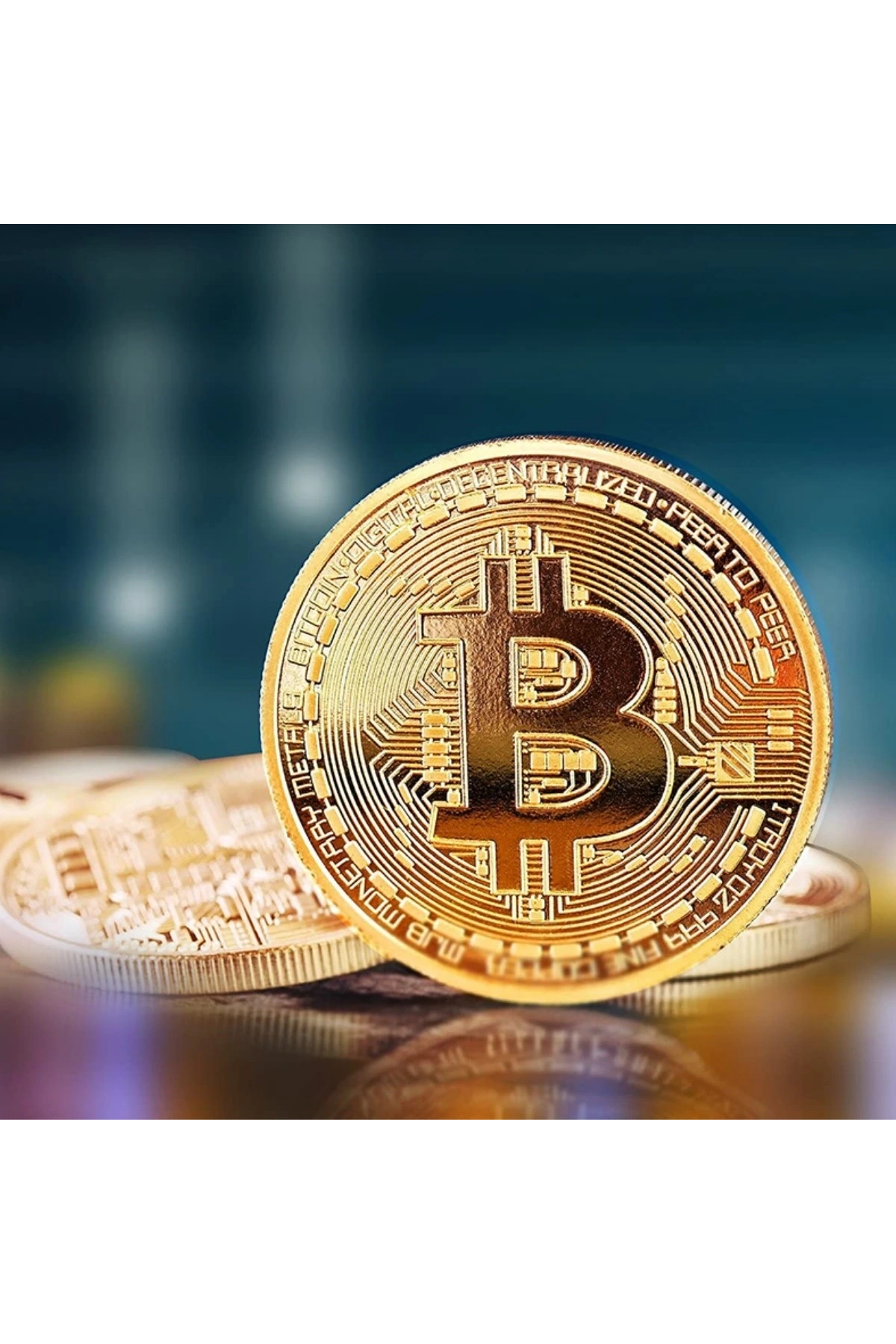 Bitcoin Madeni Hatıra Parası Madeni Bitcoin Hediye Sikke Para (5047)