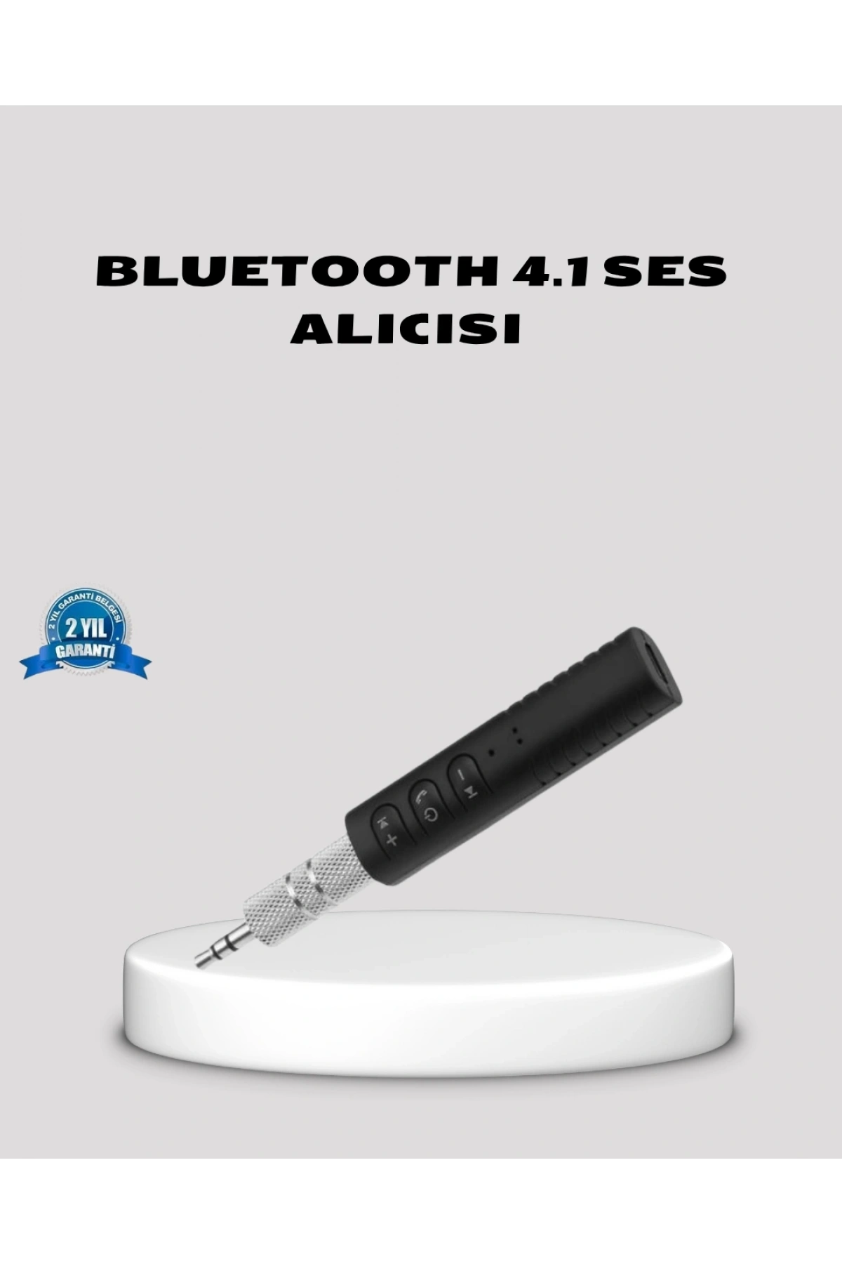 Bluetooth 4.1 Müzik Alıcısı 3.5mm Aux Girişli Mini Kablosuz Adaptör