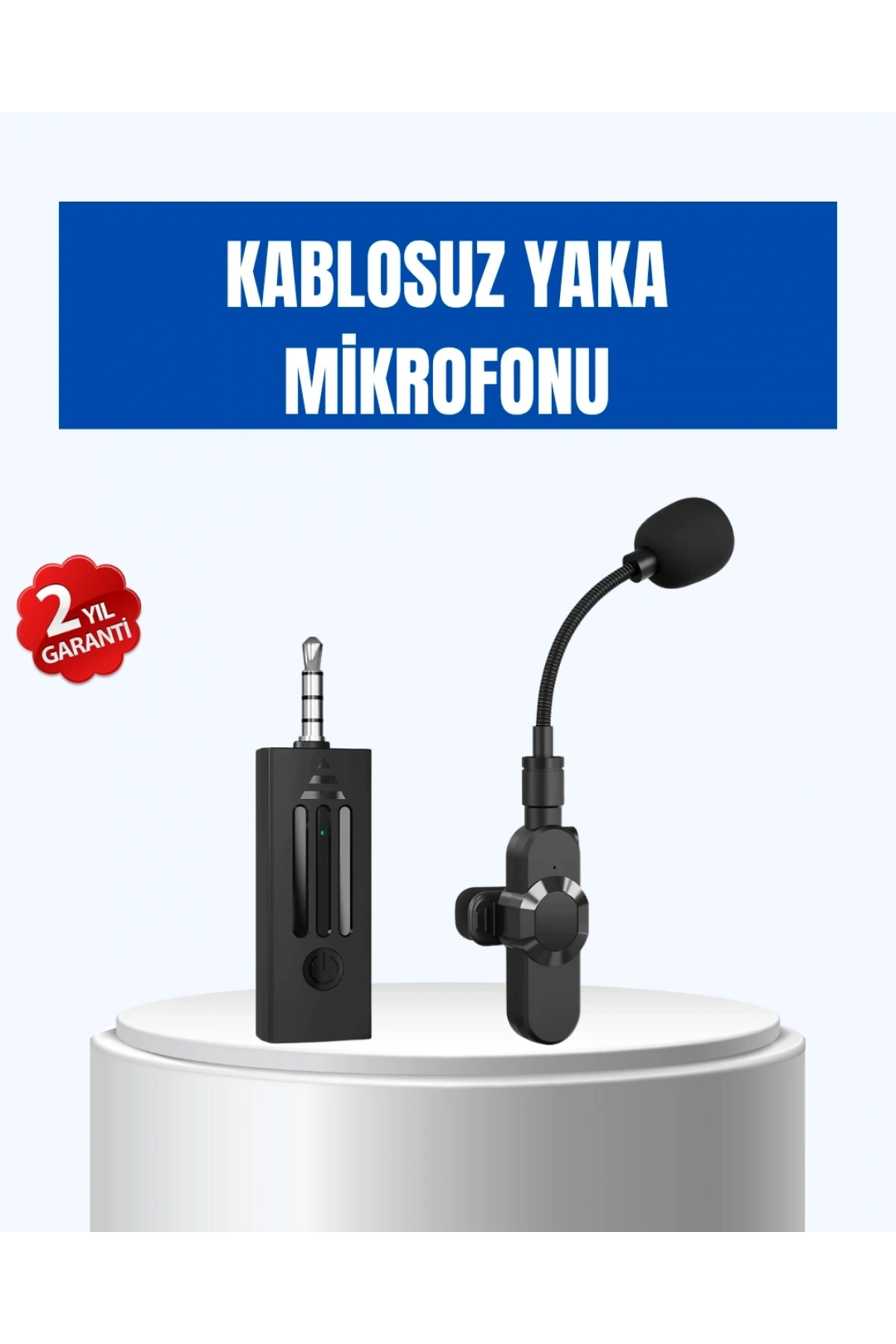 Bluetooth 5.2 Destekli Gürültü Önleyici Kablosuz Mikrofon