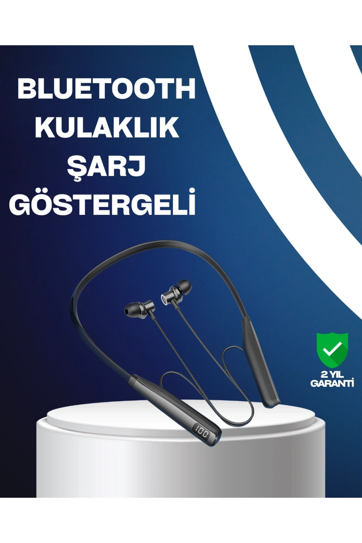 Bluetooth 5.3 Boyun Bantlı Kulaklık – Oyun ve Müzik Modu, SD Kart Desteği