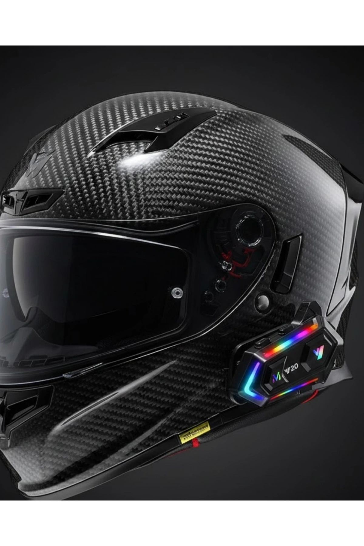 Bluetooth 5.3 Gürültü Engelleyici Kask İçi Intercom 25 Saat Kullanım