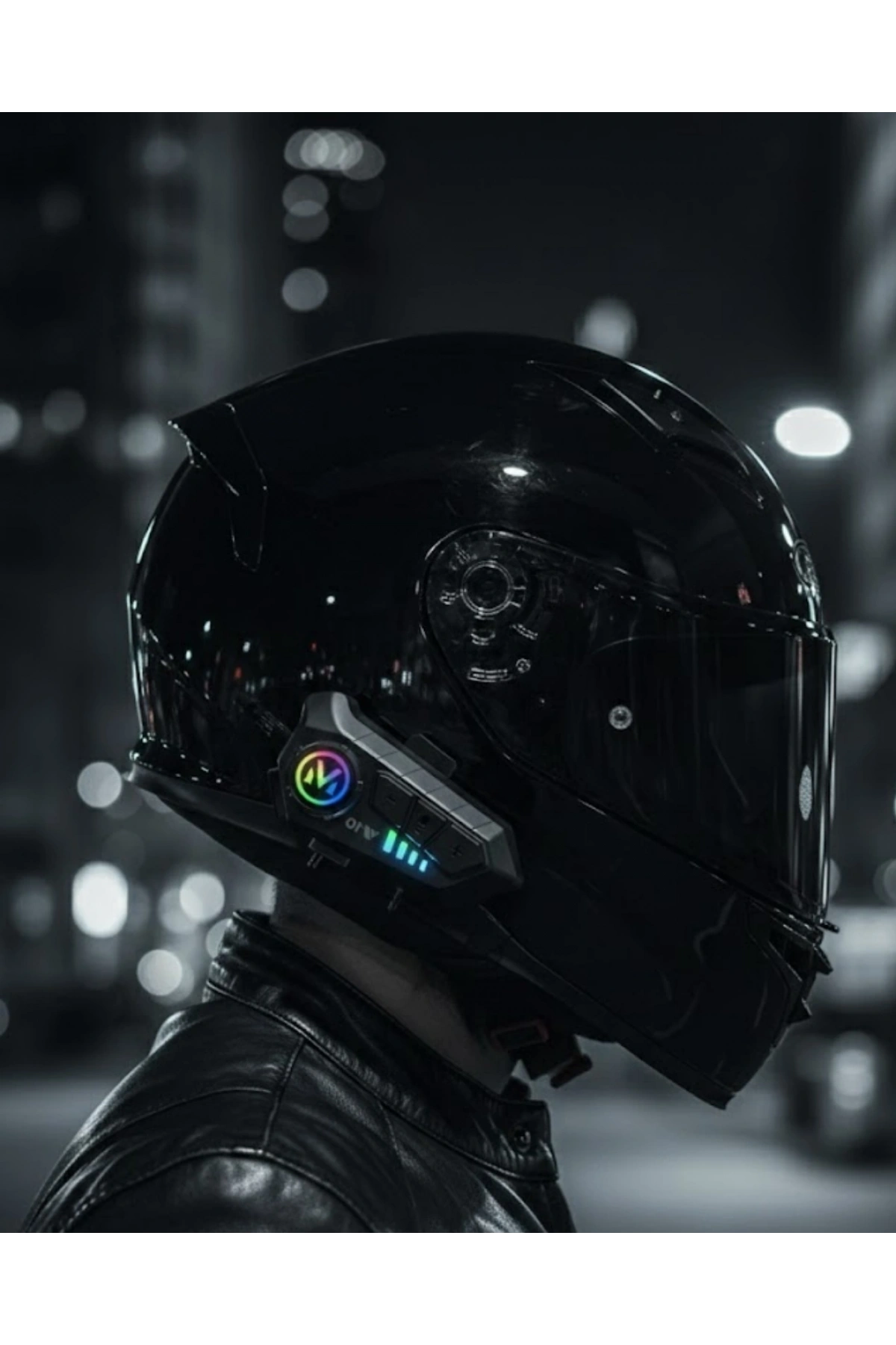 Bluetooth 5.3 Kask İçi Intercom Kulaklık 1000 m Mesafe 1000 mAh