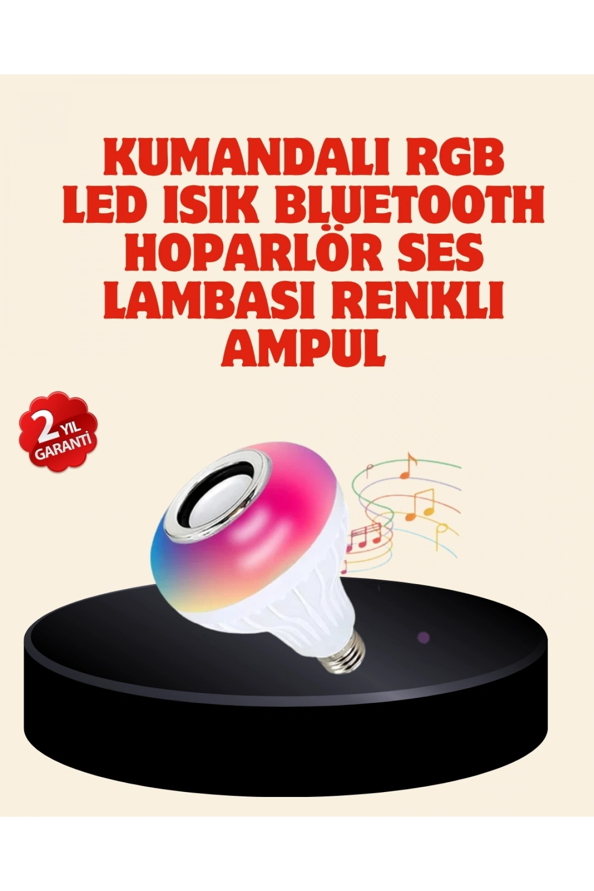 Bluetooth Bağlantılı RGB LED Ampul – Şık ve Fonksiyonel