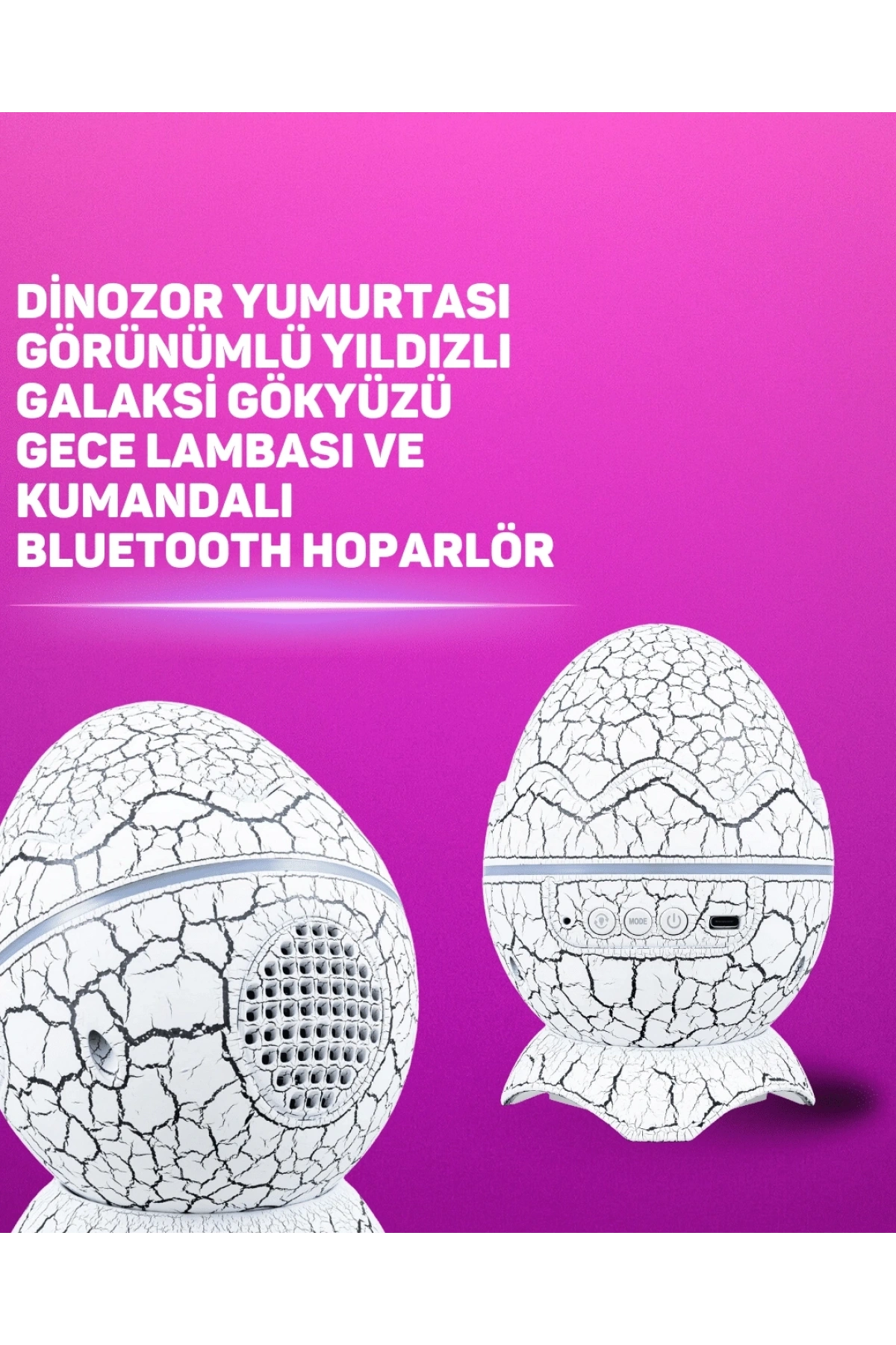 Bluetooth Hoparlör Özellikli 7 Renkli Gece Aydınlatması