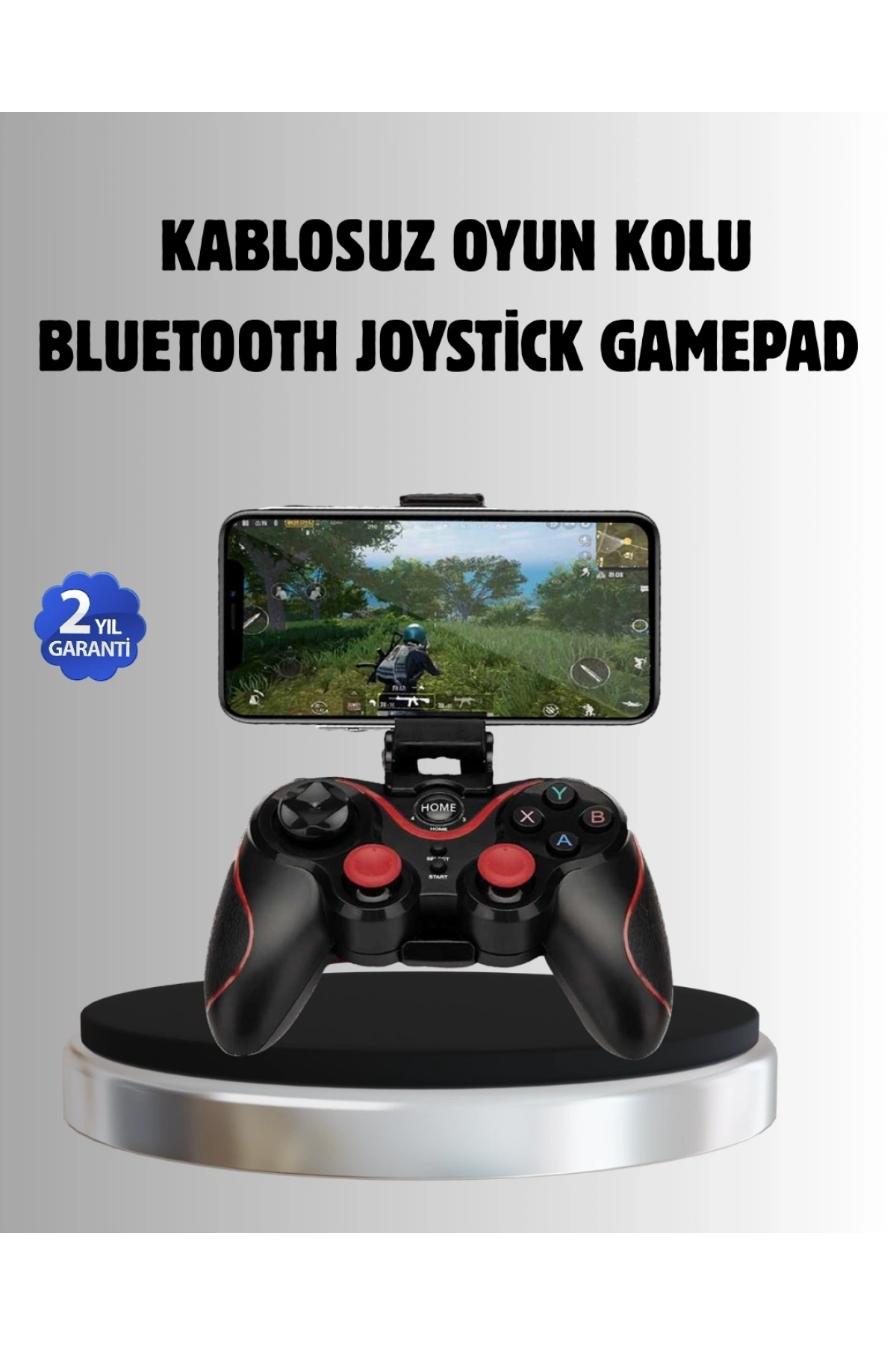 Bluetooth Kablosuz Gamepad TV PC Telefon Uyumluluğu Kolay Bağlantılı