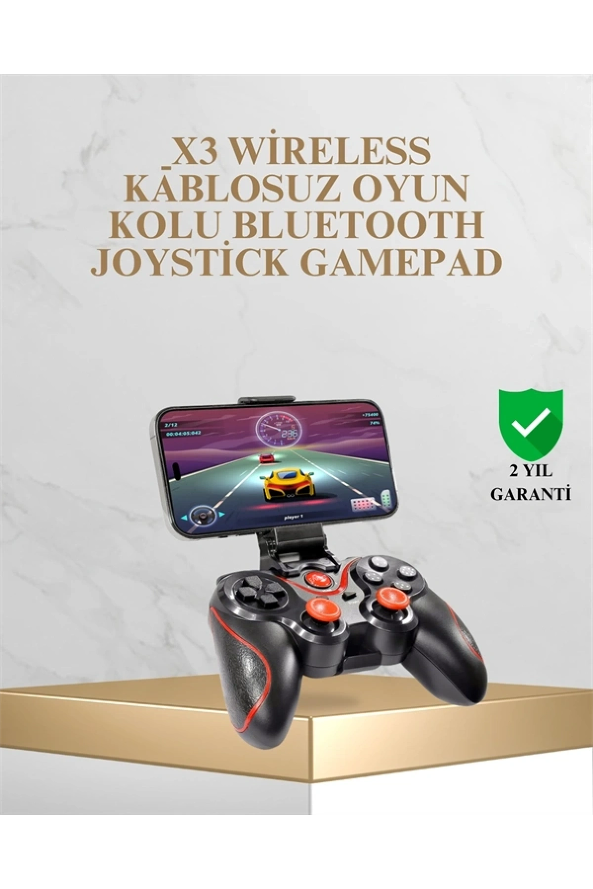 Bluetooth Kablosuz Oyun Kolu – Android iPhone PC Uyumlu