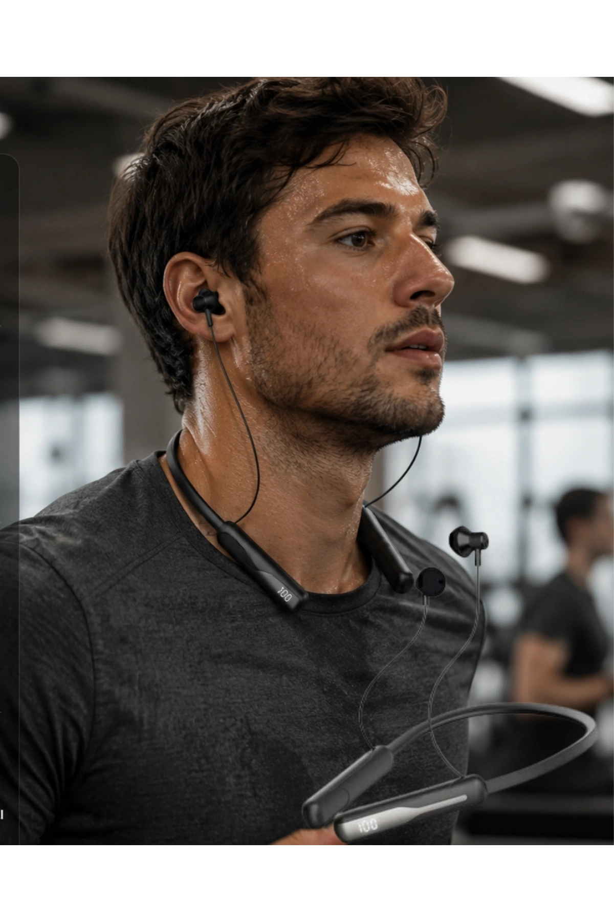 Boyun Askılı Bluetooth Kulaklık Extra Bass ve Ses Değiştirme Modlu