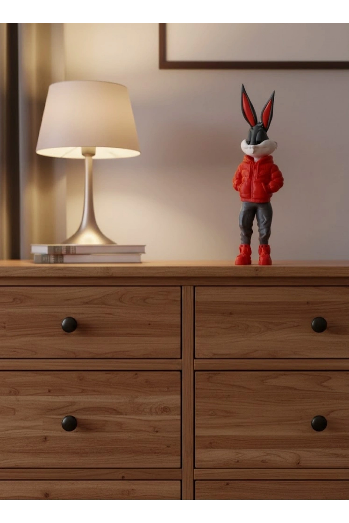 Bugs Bunny Dekoratif Figür 10×34 cm Modern Tasarım