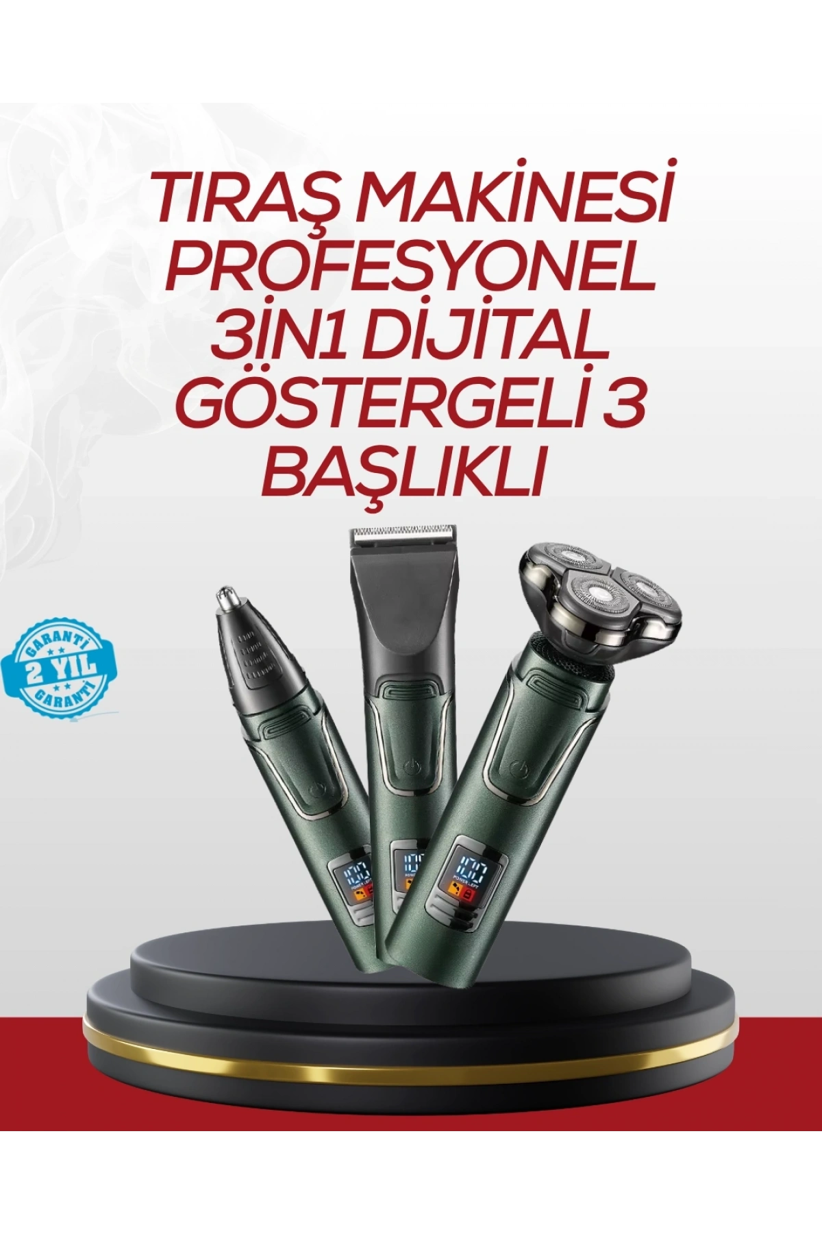 Burun, Sakal ve Saç İçin Erkek Tıraş Cihazı