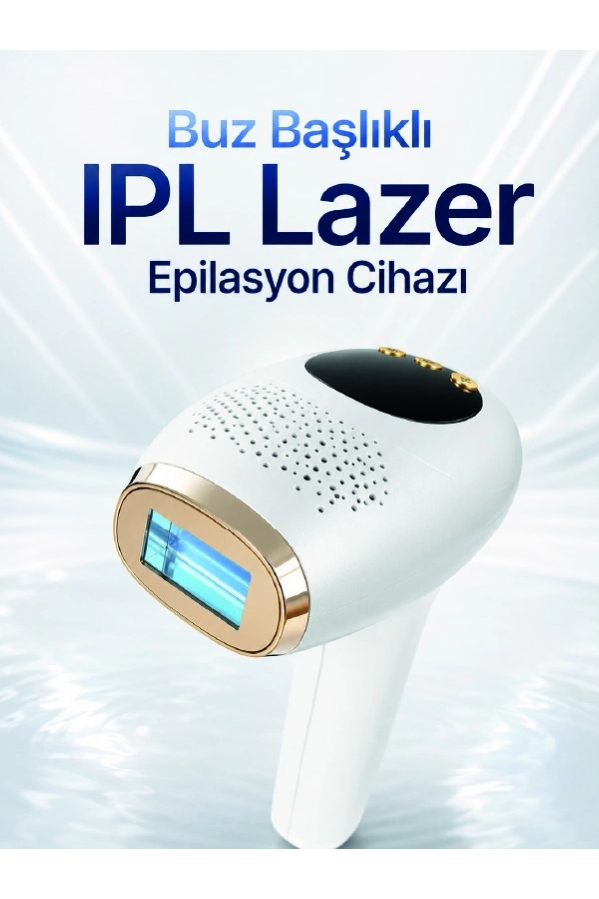 Buz Başlıklı IPL Lazer Epilasyon Cihazı