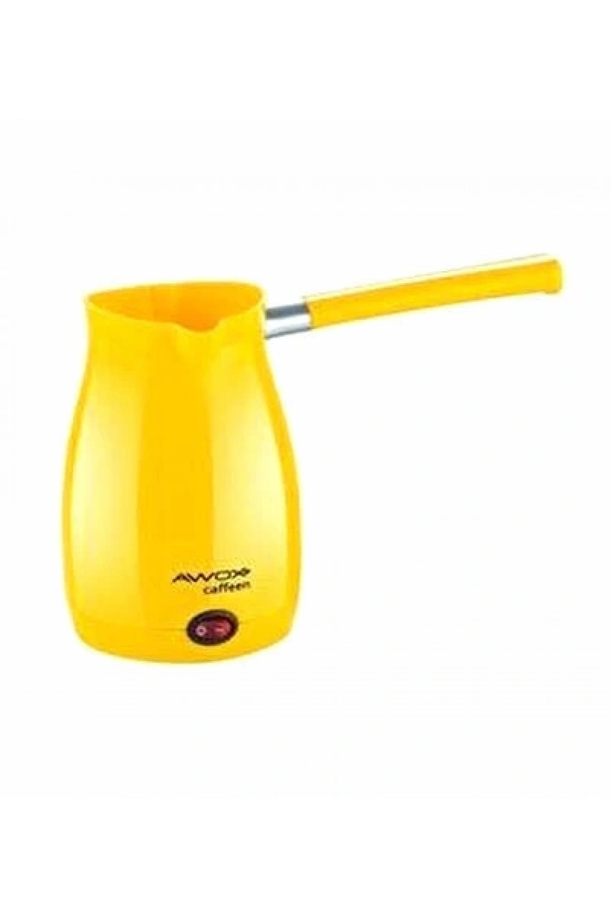 CAFFEEN  SARI  ELEKTRİKLİ CEZVE  TÜRK KAHVESİ  MAKİNESİ  PLASTİK   ÇİFT AĞIZ   0.4LT - 5 FİNCAN   1000W (5047)