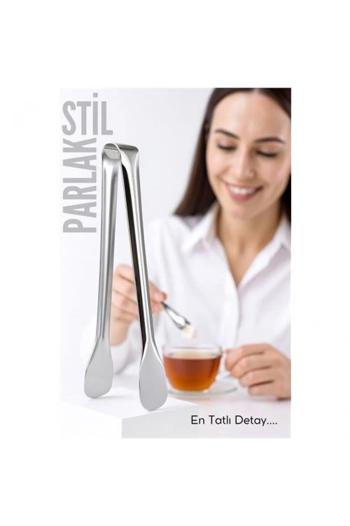 Çelik Şeker Maşası 13 CM | Buz, Limon ve Küp Şeker Servis Maşası