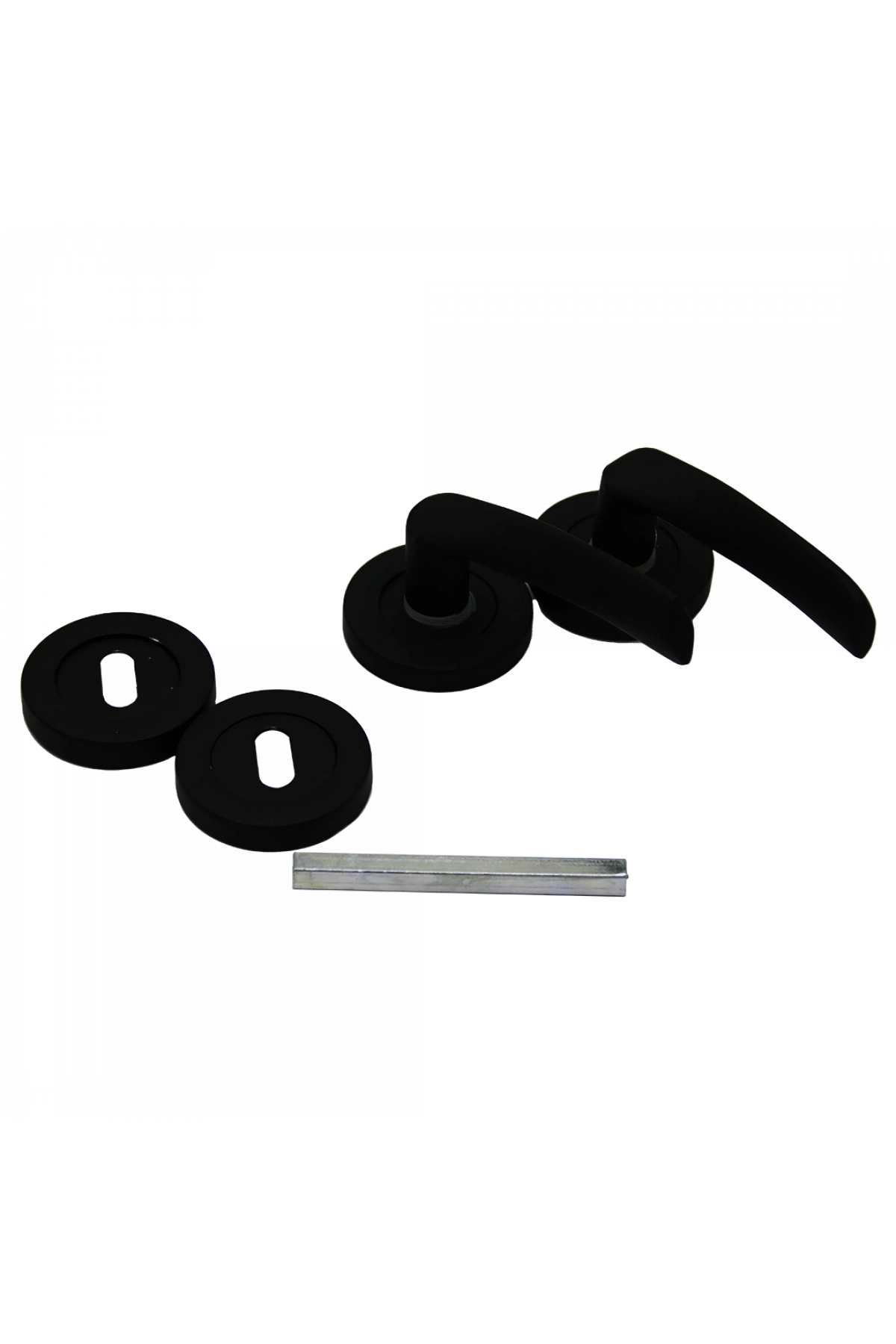 ÇELİKEL ERİŞ-10 AMERİKAN ODA KAPI KOLU SİYAH (5047)