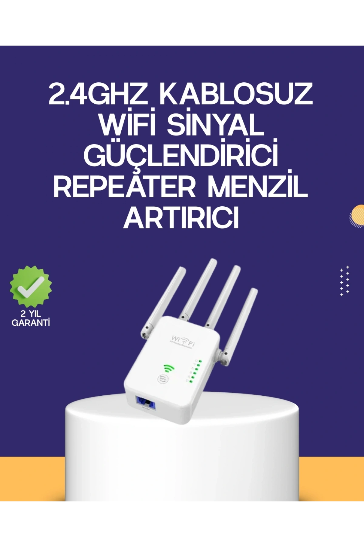 Çift Bantlı Otomatik Kurulum WiFi Repeater Menzil Genişletici