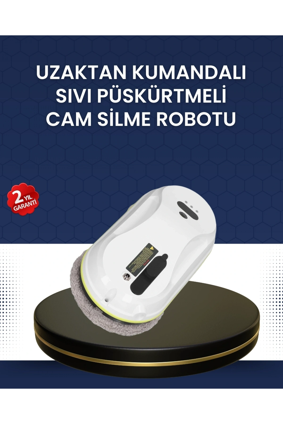 Çift Diskli Güvenli Otomatik Cam Silme Robotu