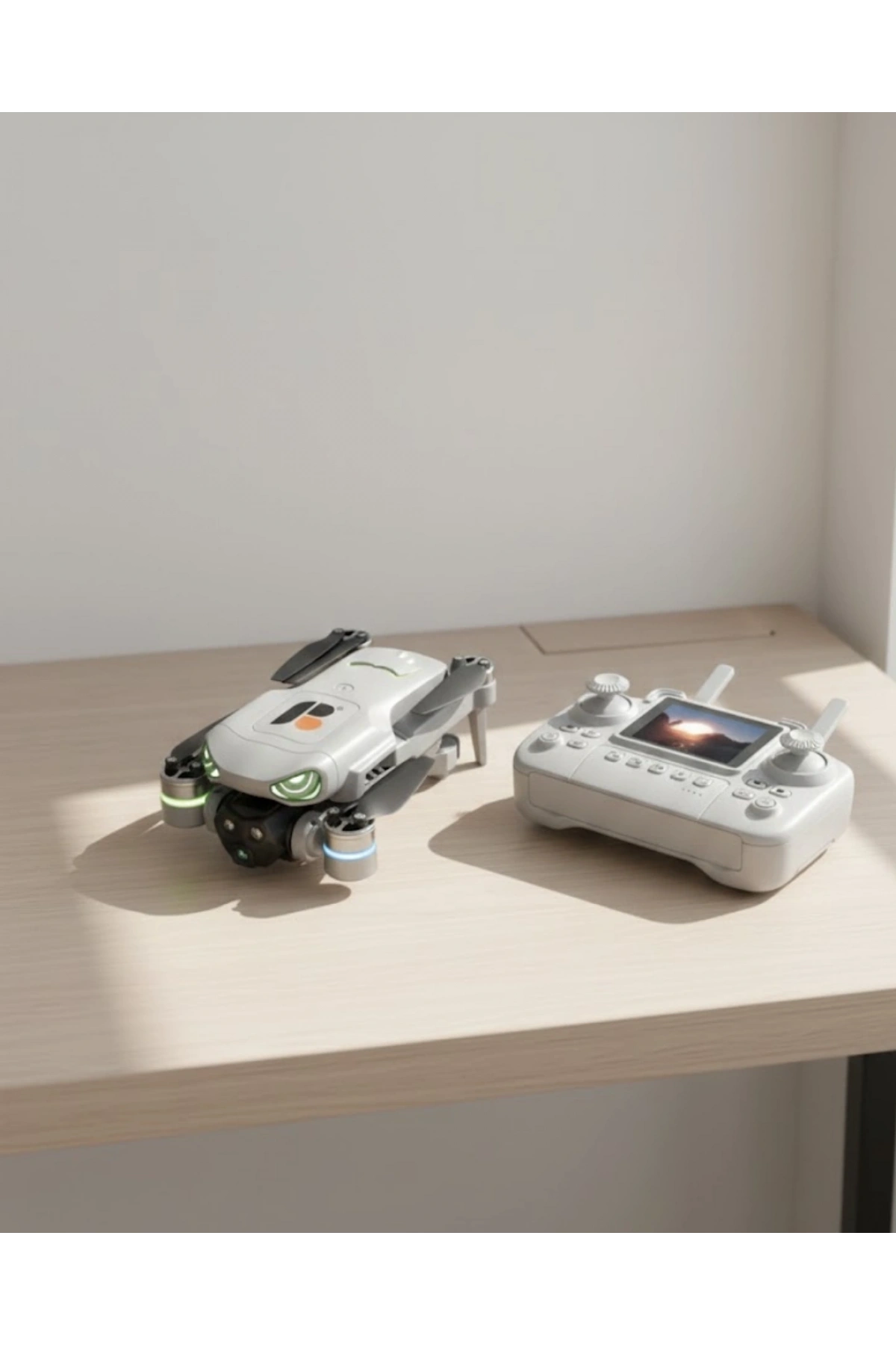 Çift Kameralı Akıllı Engel Algılamalı Katlanabilir Drone