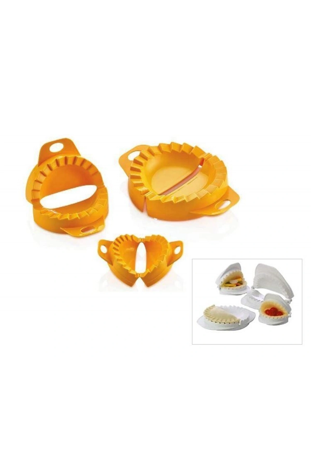 Çiğ Börek Kalıbı - Ravioli Mold 3lü
